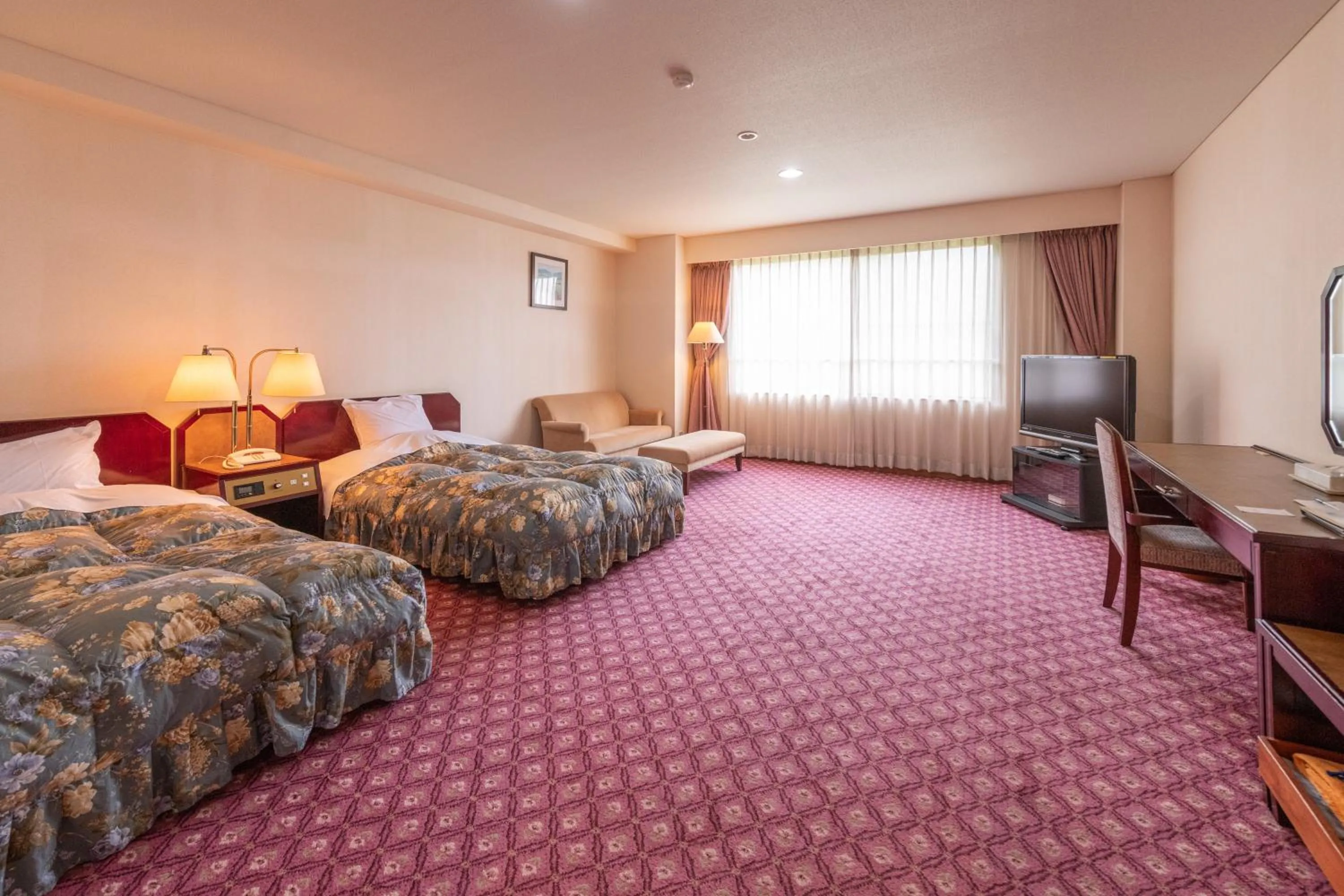 Bed in Yuzawa Toei Hotel