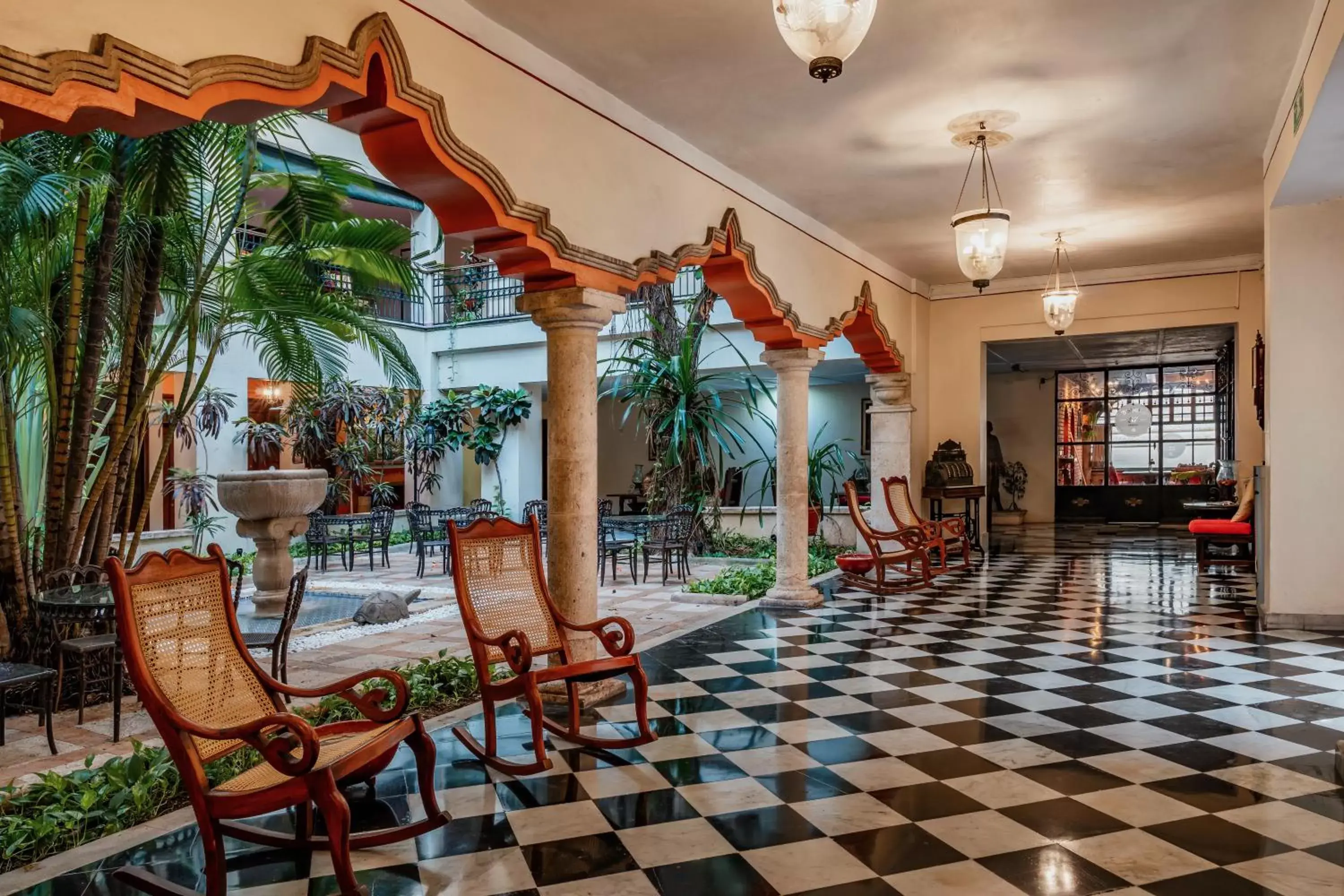 Patio in Casa del Balam