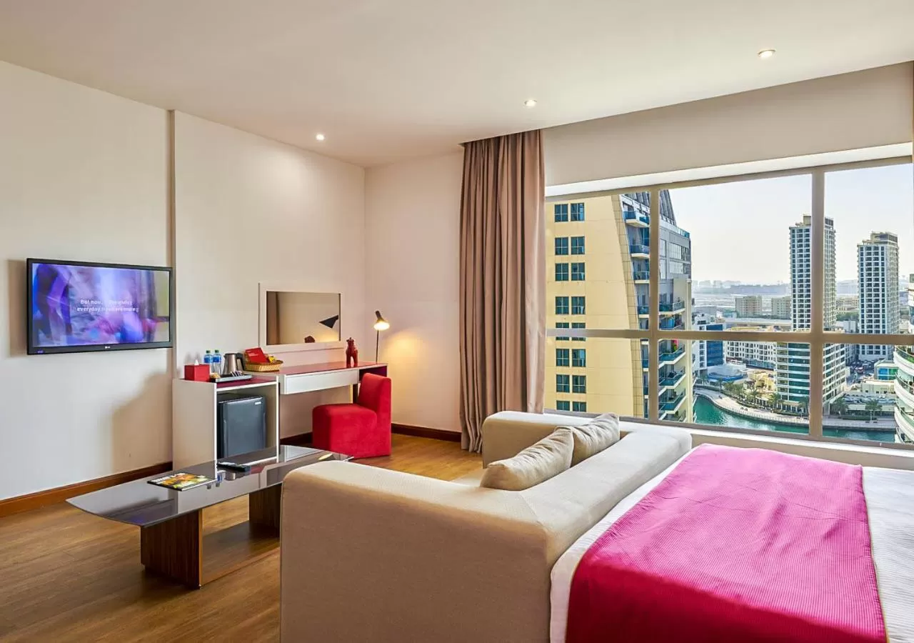 City view, Bed in Ramada Hotel, Suites and Apartments by Wyndham Dubai JBR