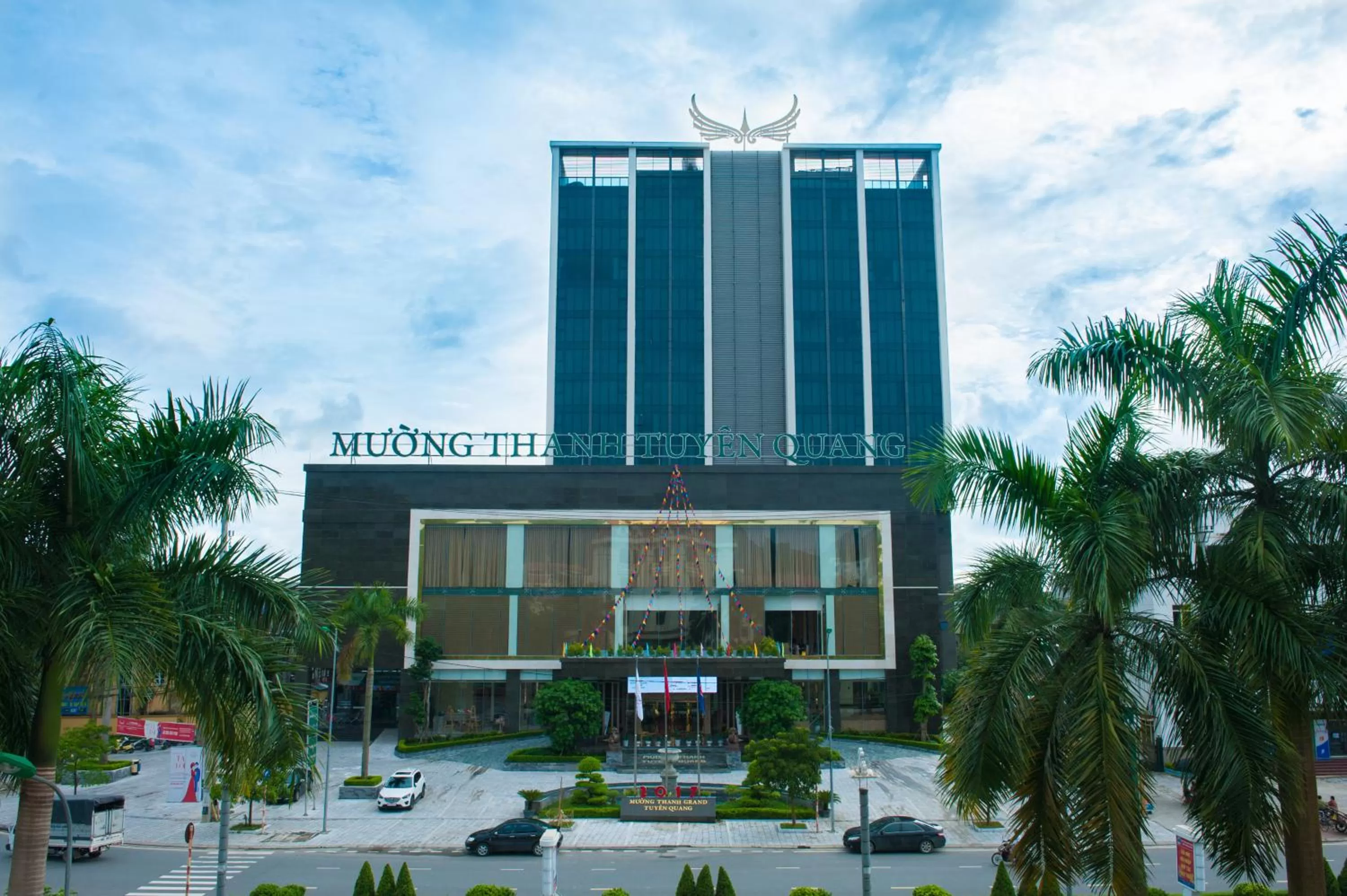 Facade/entrance in Muong Thanh Grand Tuyen Quang Hotel