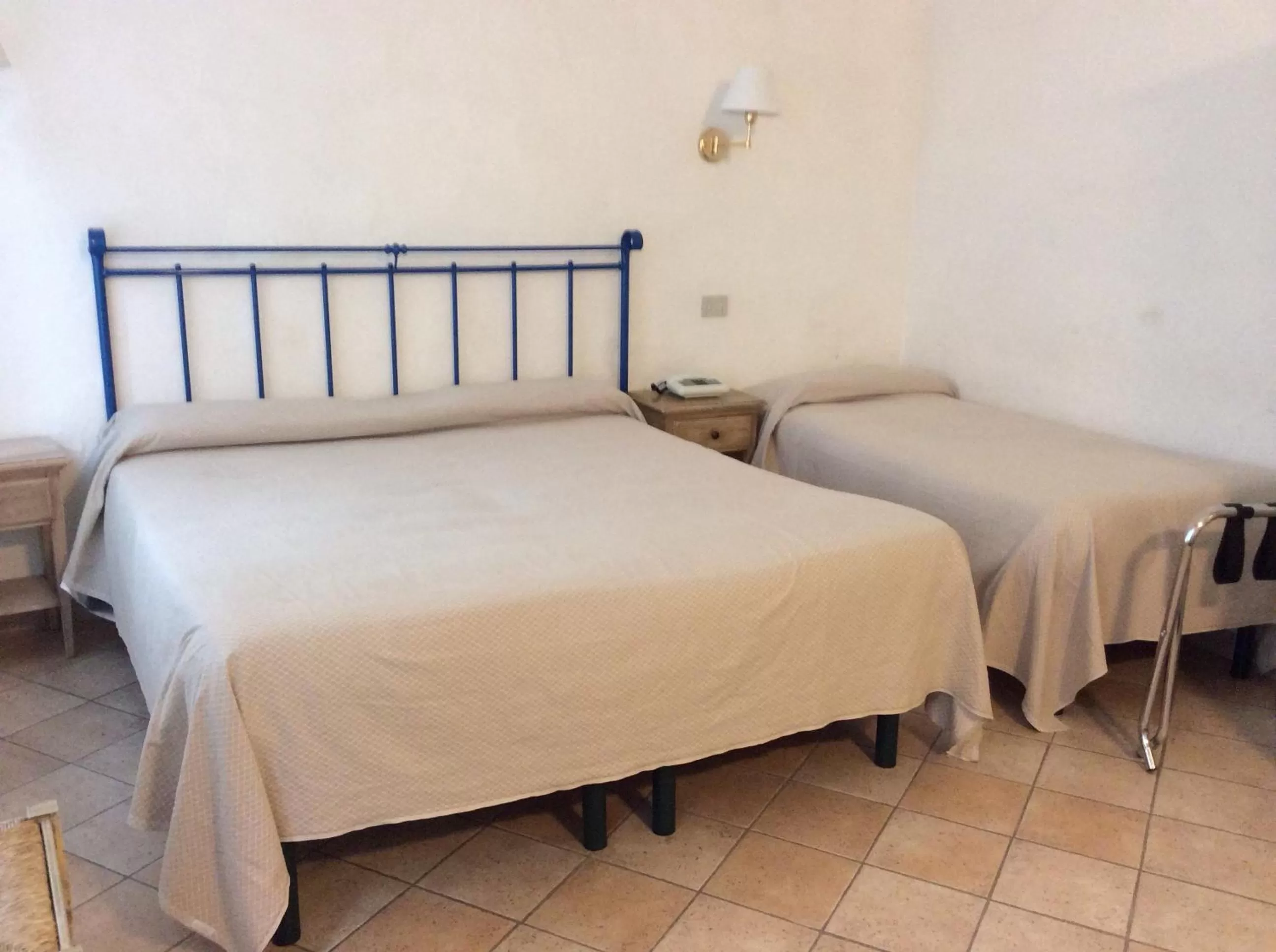 Bed in Albergo Cannon d'Oro