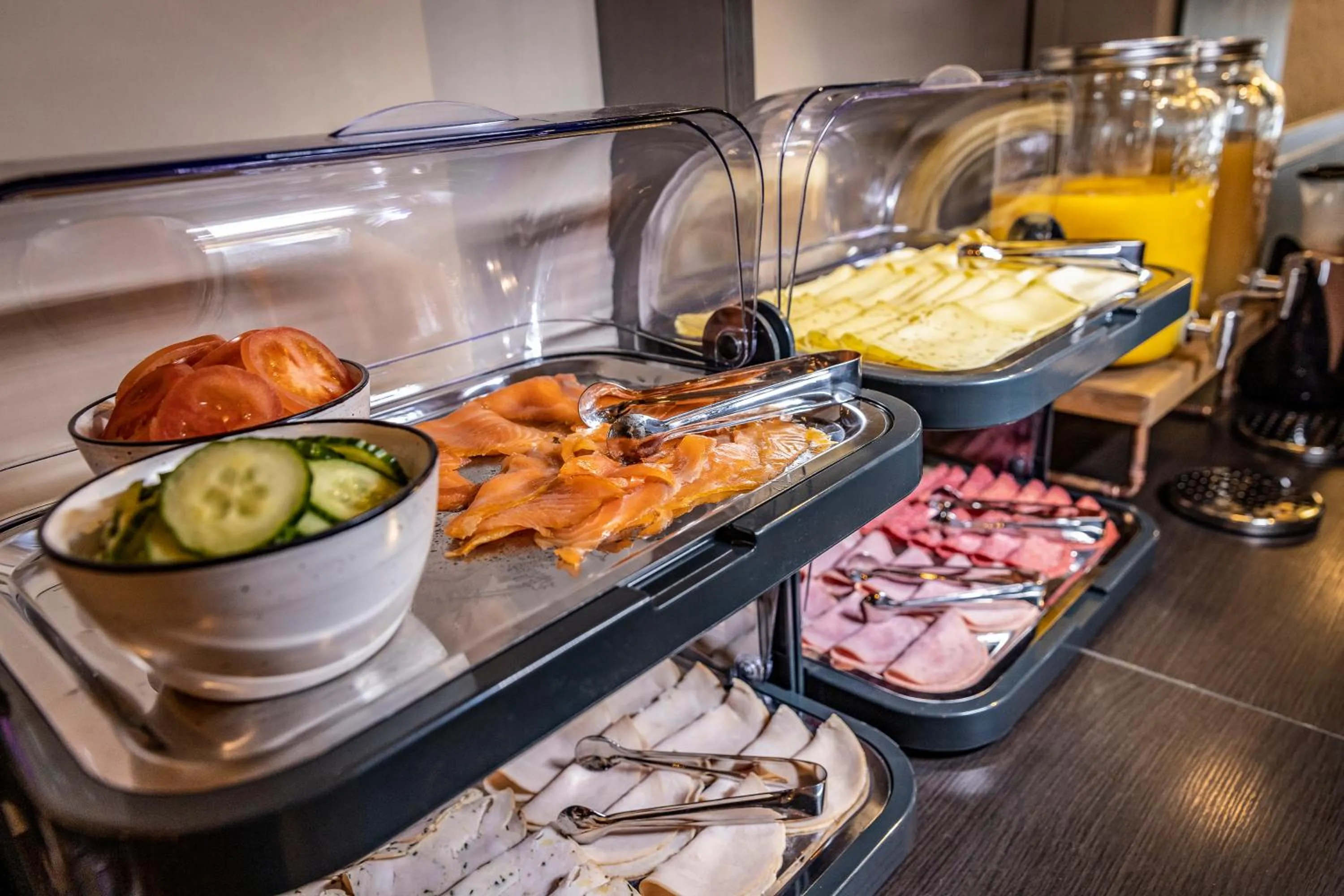 Buffet breakfast in Hotel Atlantis Amsterdam