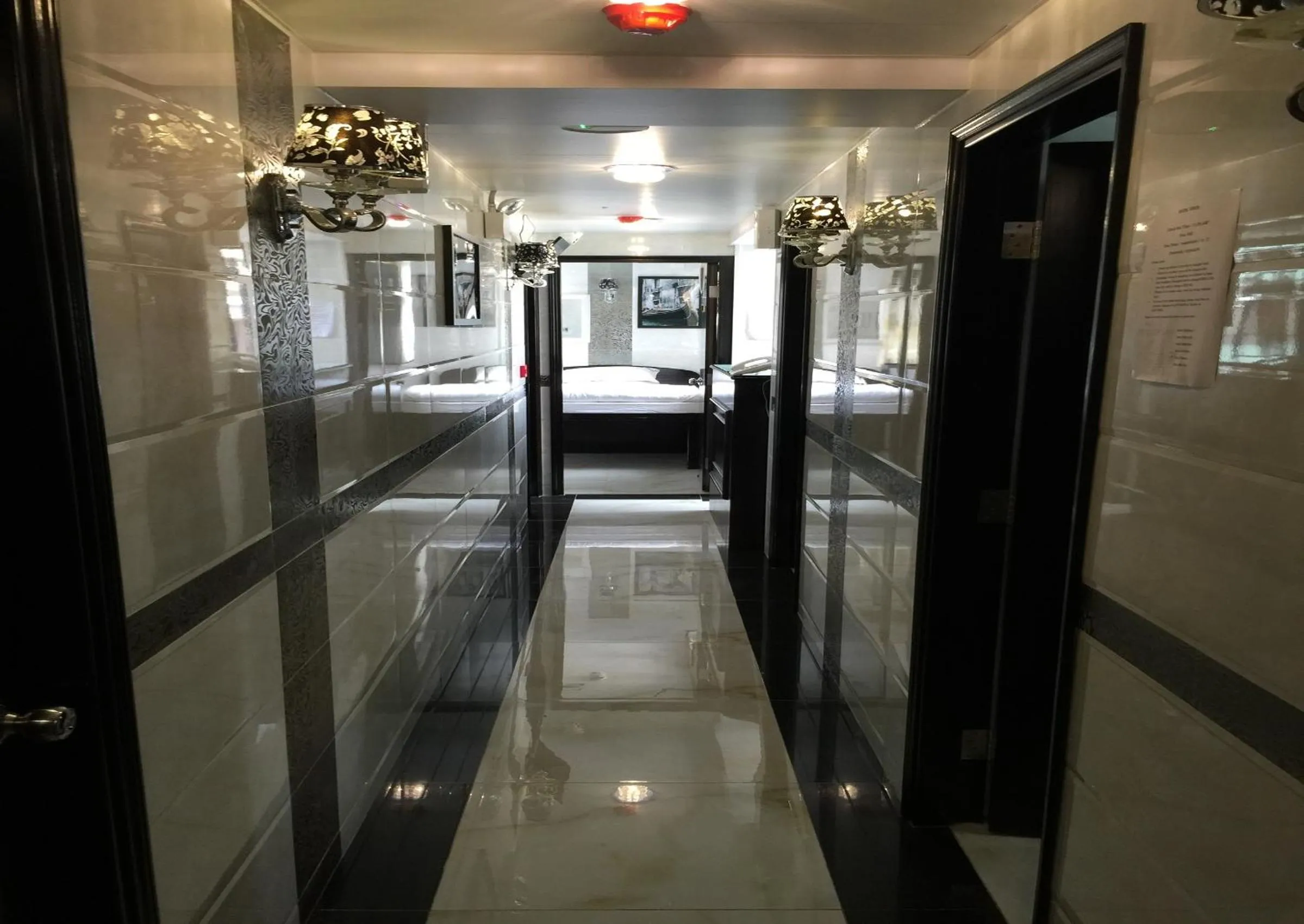 Decorative detail in Hostel Venus