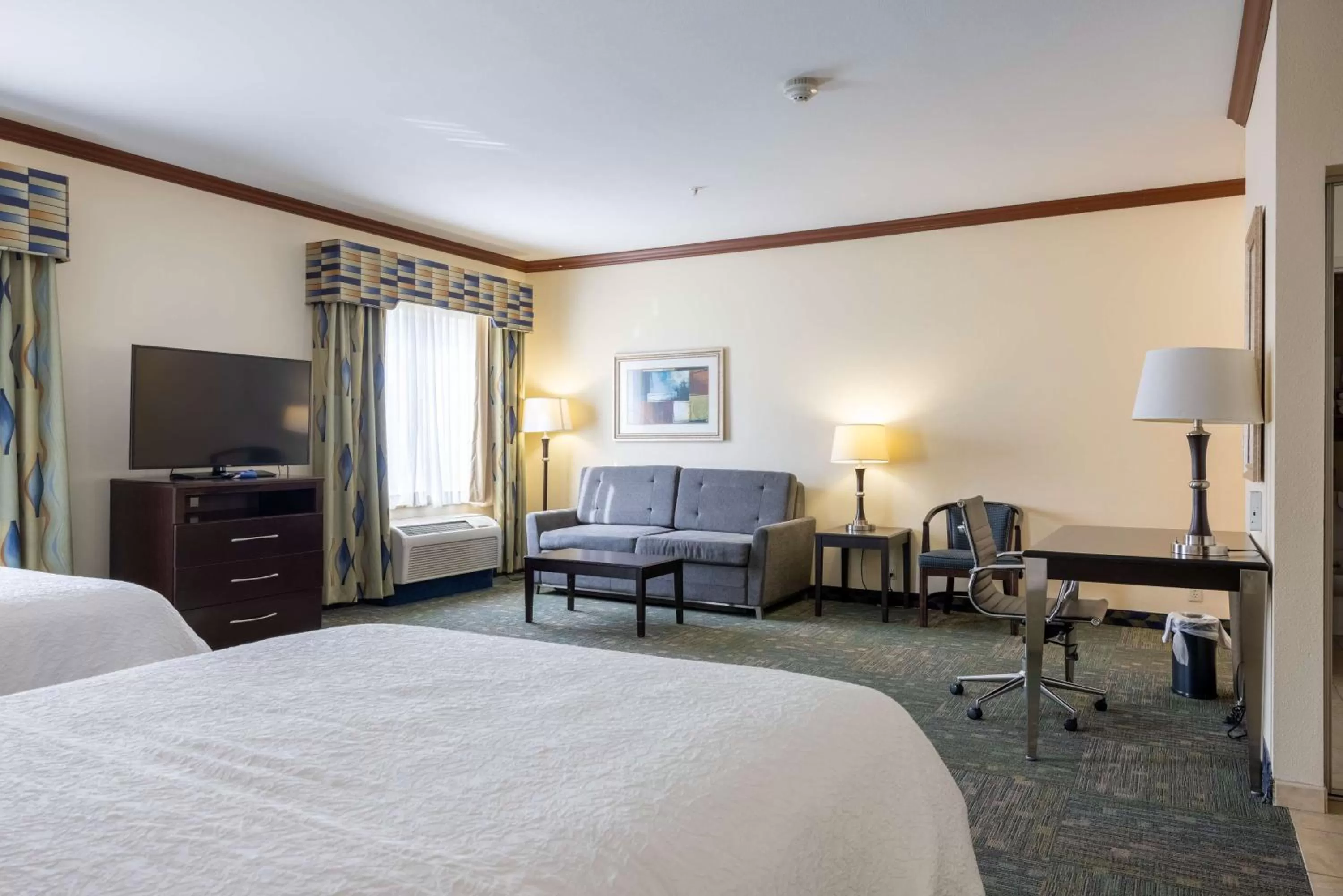 Living room, Bed in Hampton Inn Alice