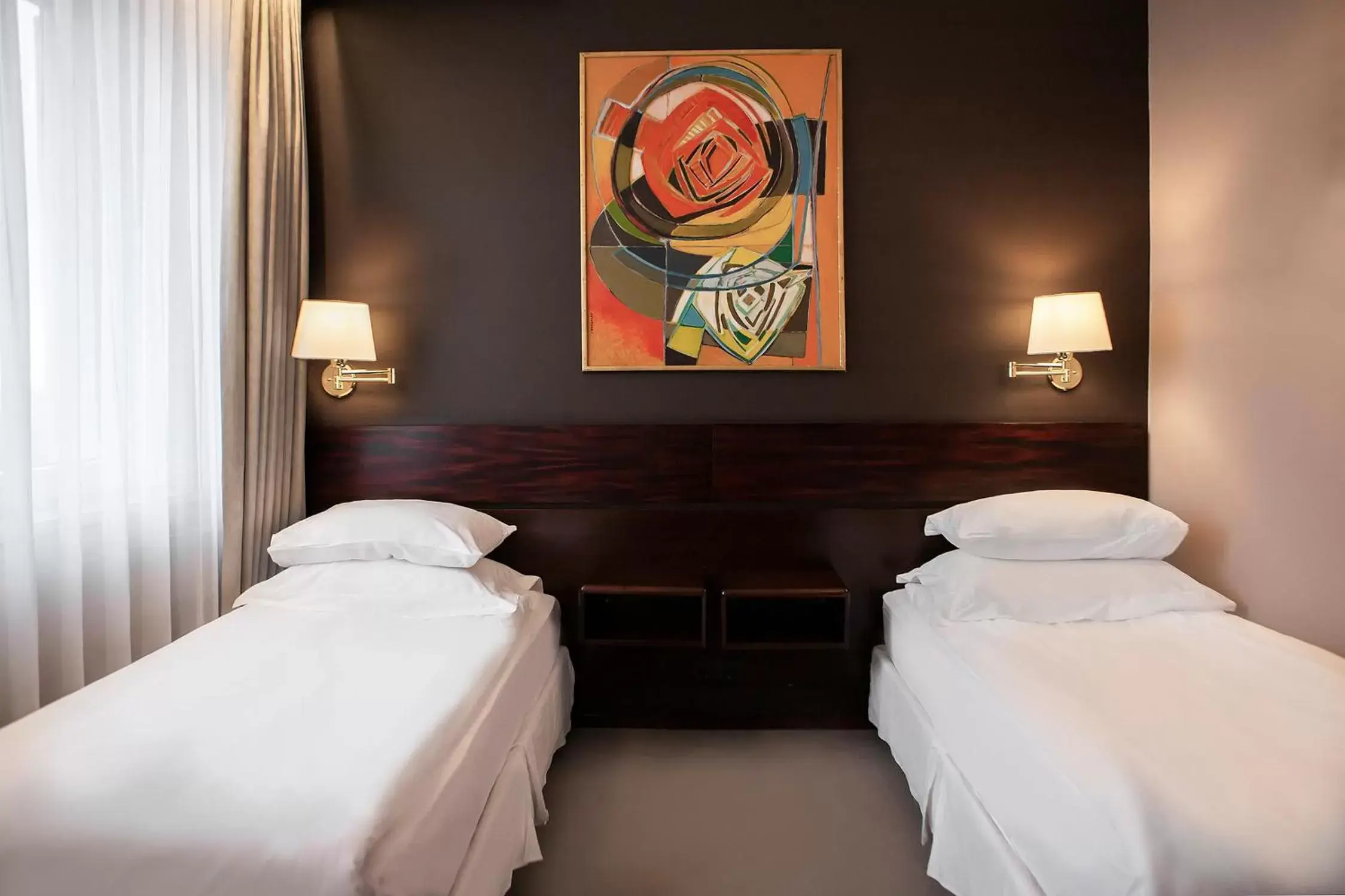 Bed in Hotel Holt - The Art Hotel