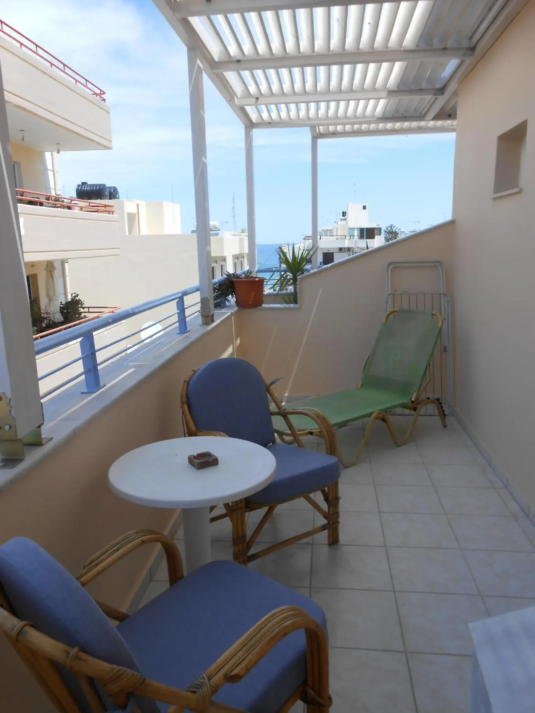 Balcony/Terrace in Voula Hotel