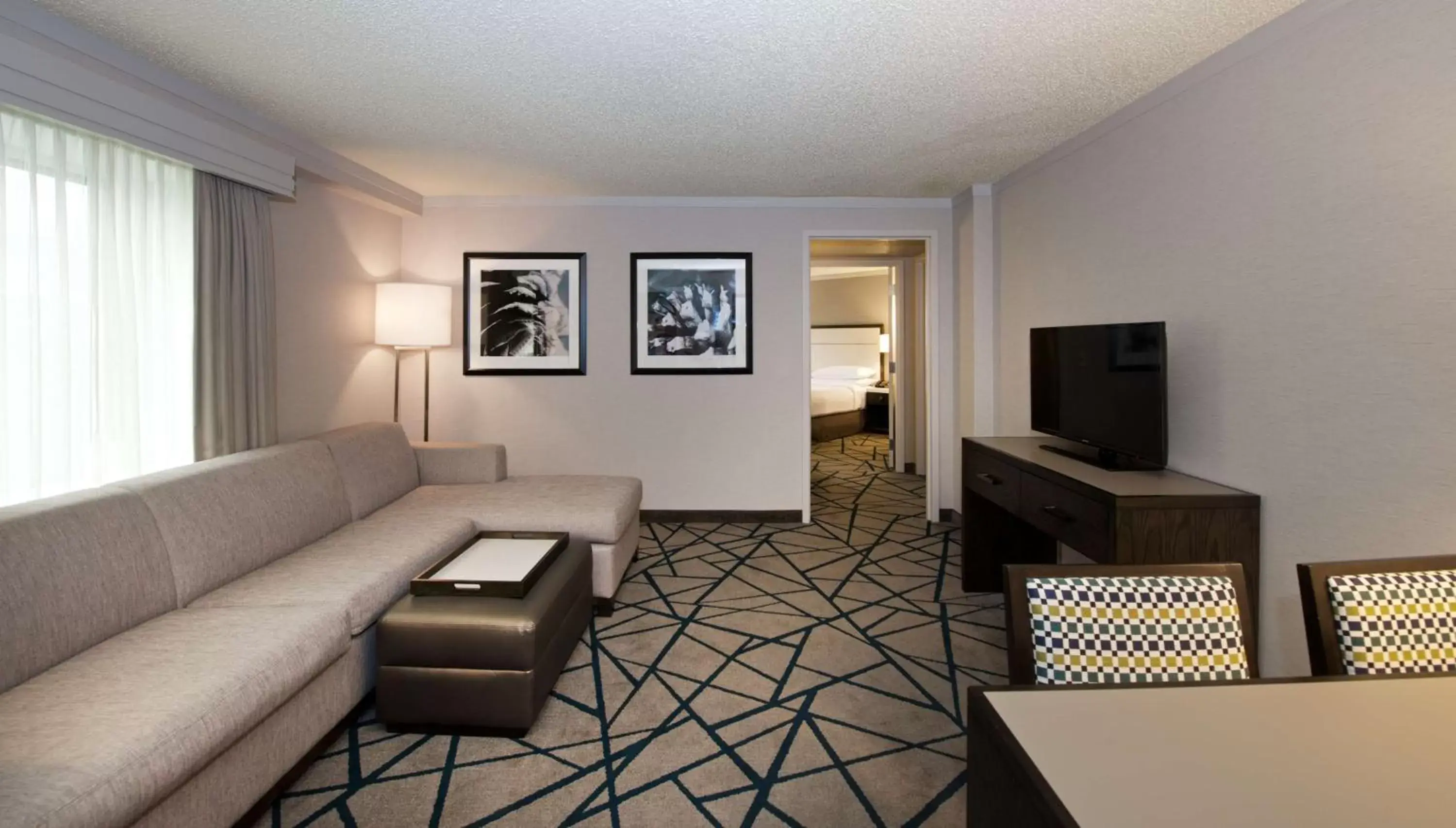Bedroom, Seating Area in Embassy Suites by Hilton Portland Washington Square