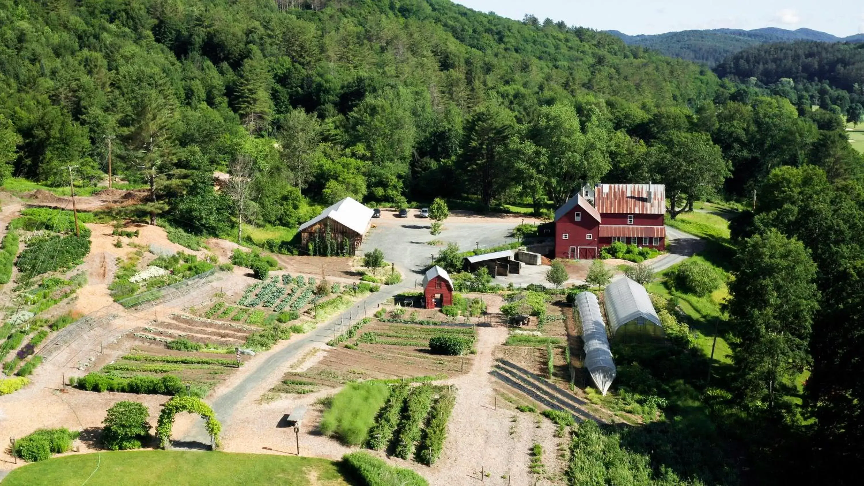 Nearby landmark, Bird's-eye View in Woodstock Inn & Resort