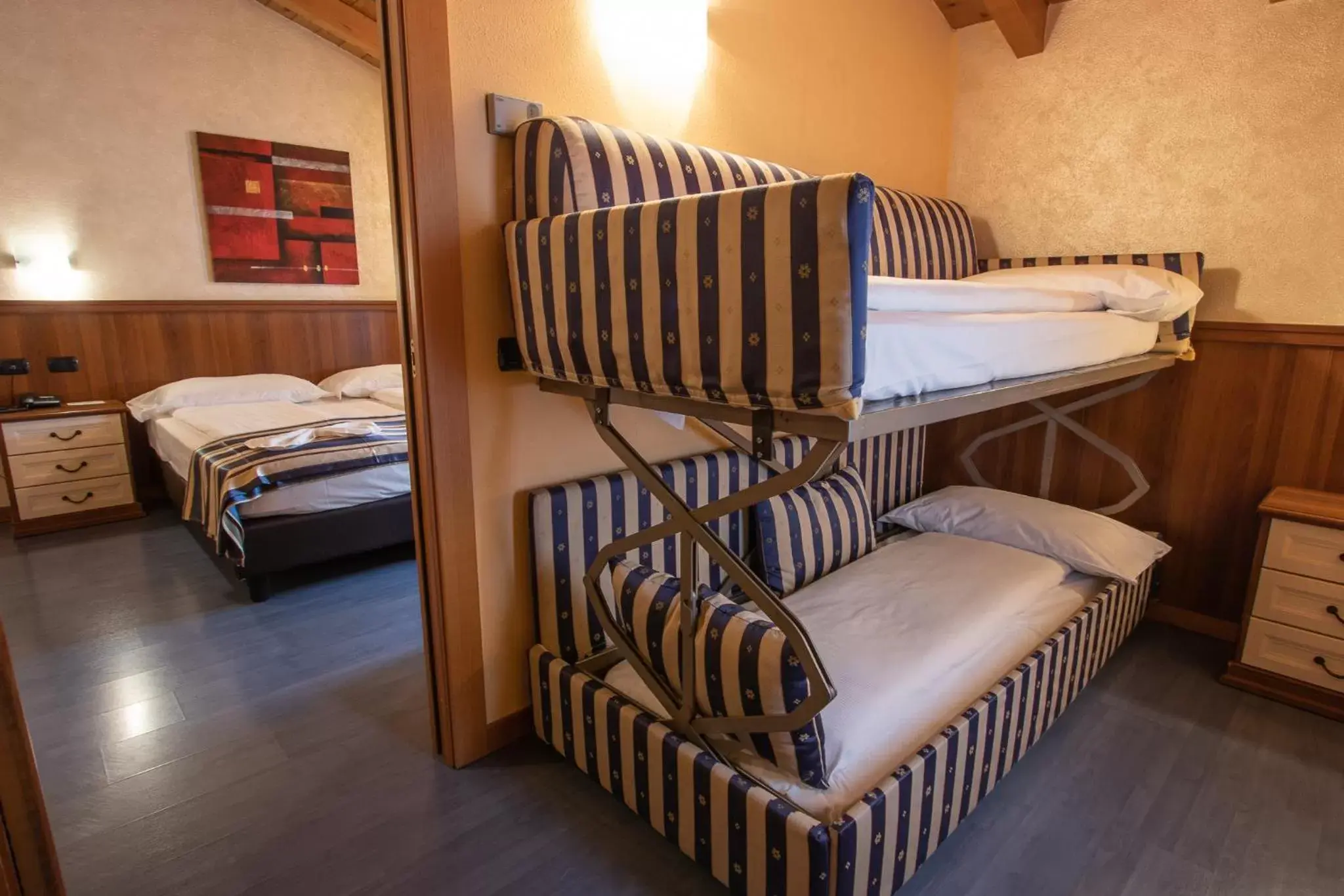 Bedroom, Bunk Bed in Hotel Bernina