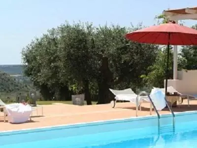 Solarium, Swimming Pool in Hotel Giardino Giamperduto