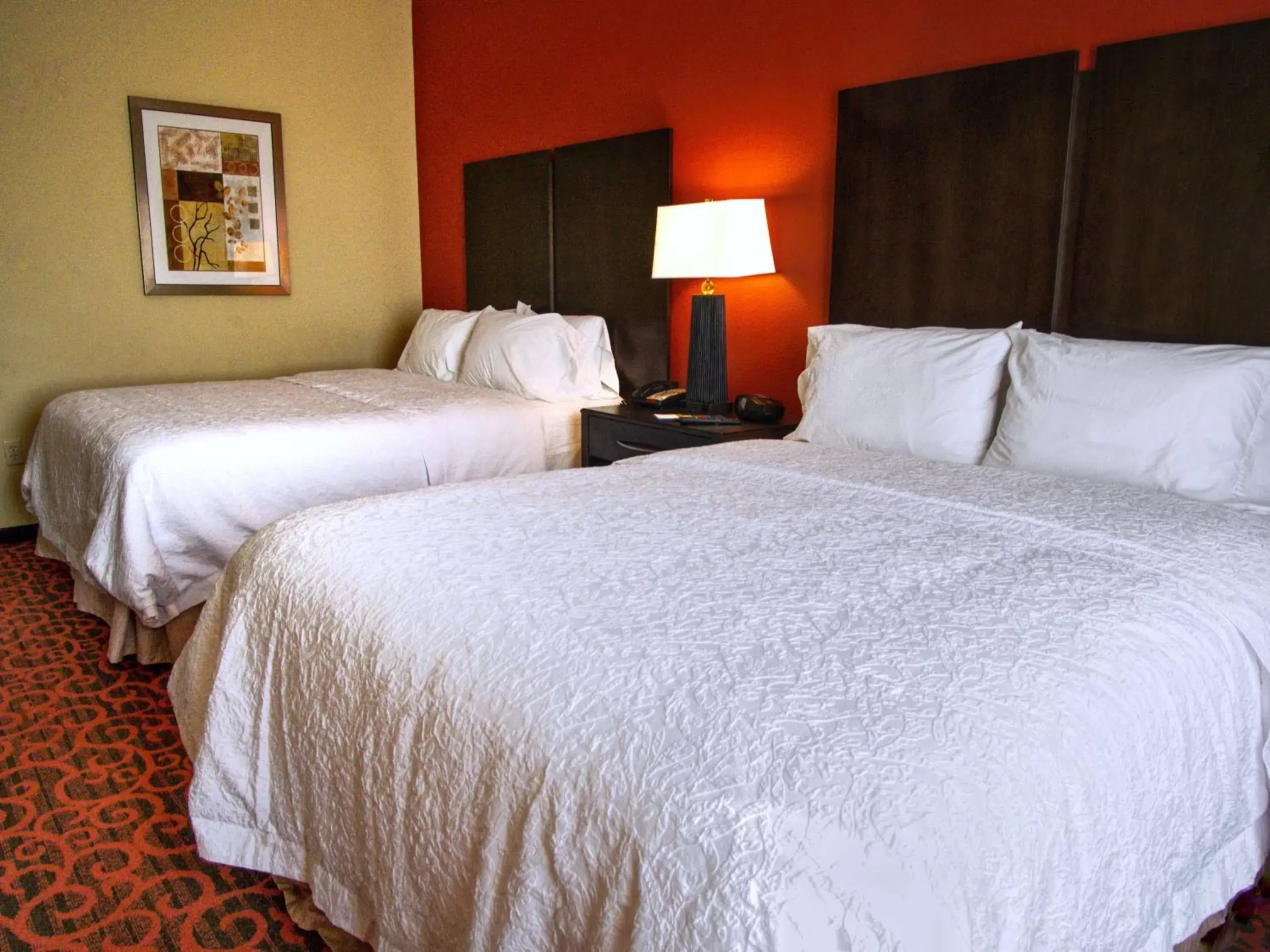 Bed in Hampton Inn & Suites Elk City