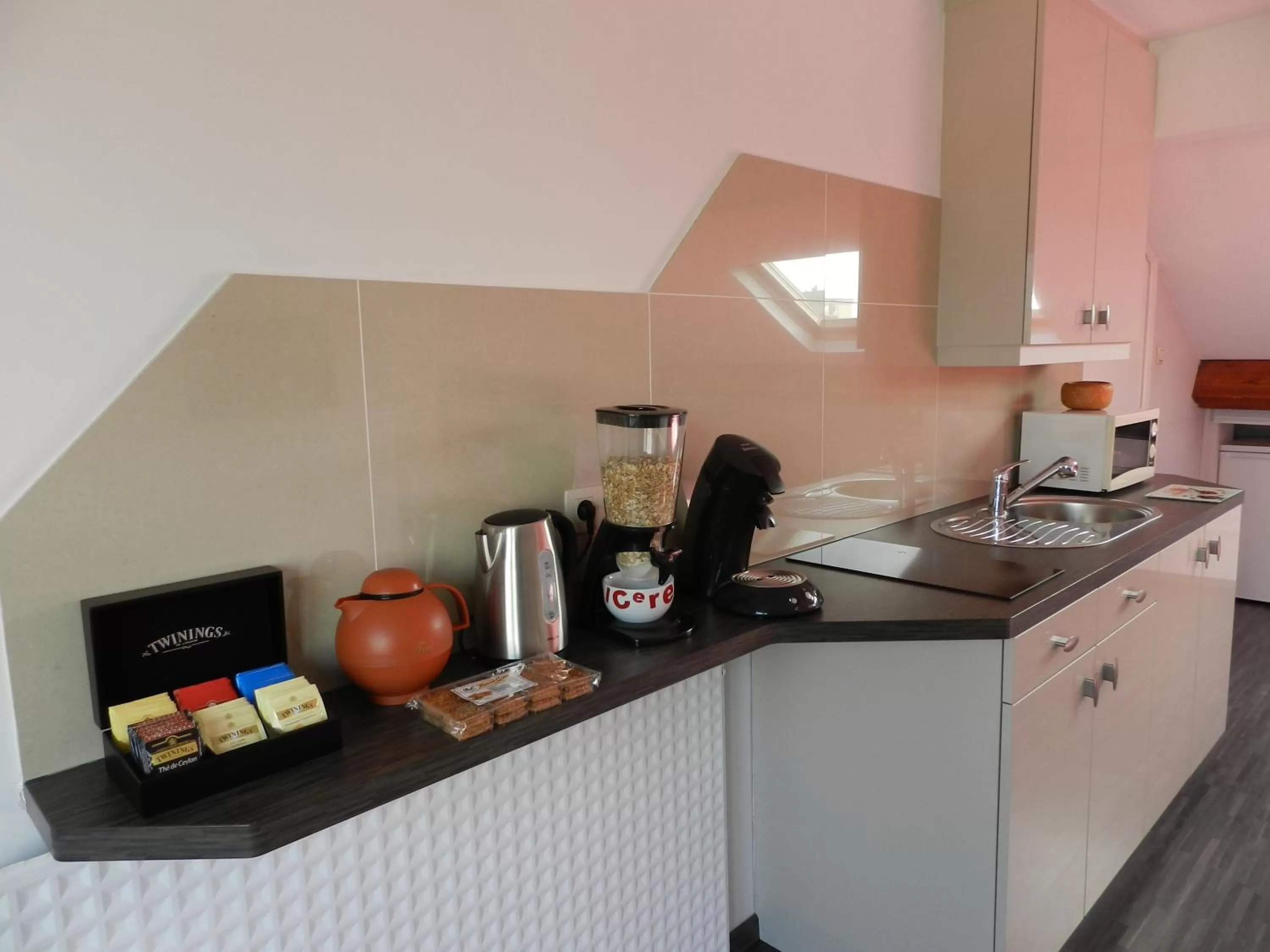 Kitchen or kitchenette in B&B Basilique