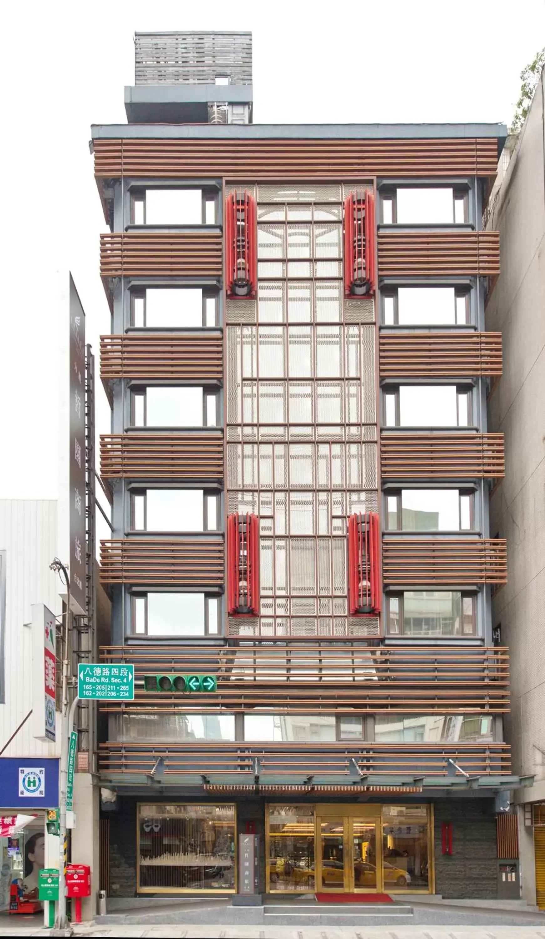 Property building in Guide Hotel Taipei Bade Property building in Guide Hotel Taipei Bade