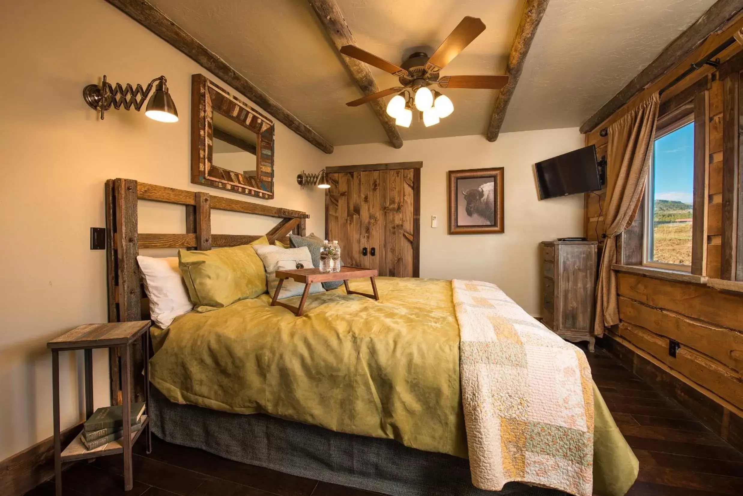 Bed in Zion Mountain Ranch