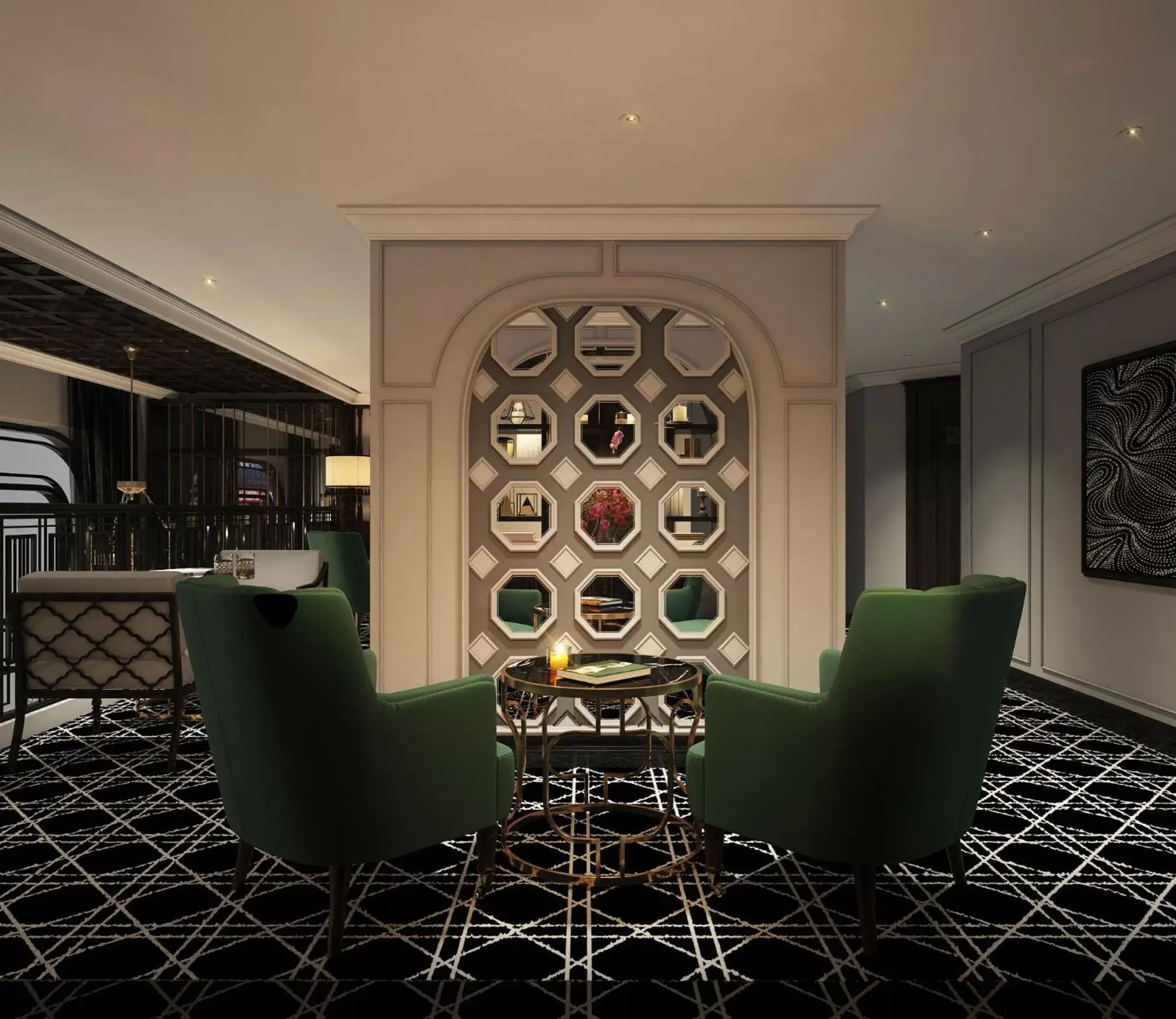 Lounge or bar in Hanoi Paradise Center Hotel & Spa Lounge or bar in Hanoi Paradise Center Hotel & Spa