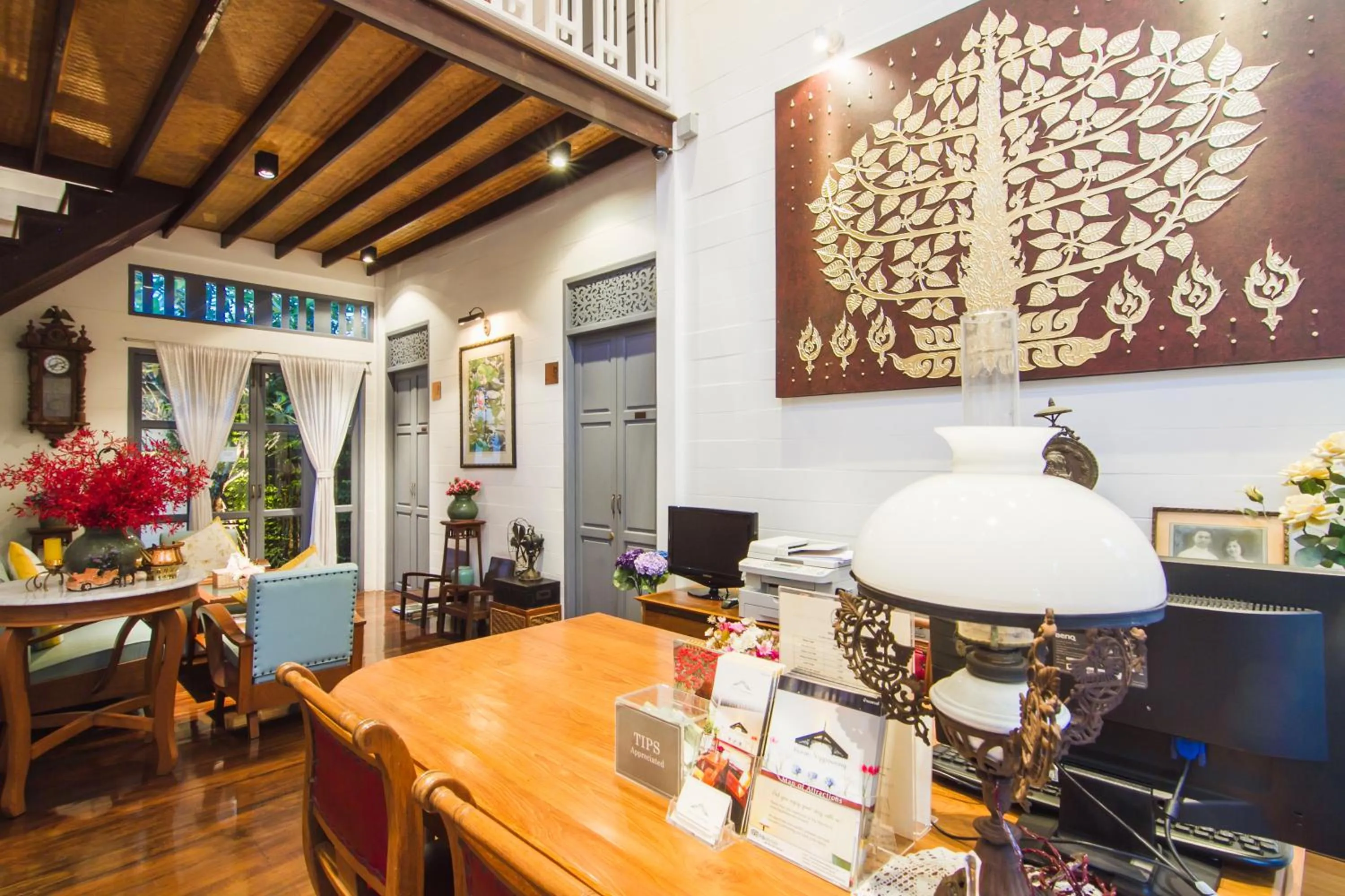 Lobby or reception in Baan Noppawong