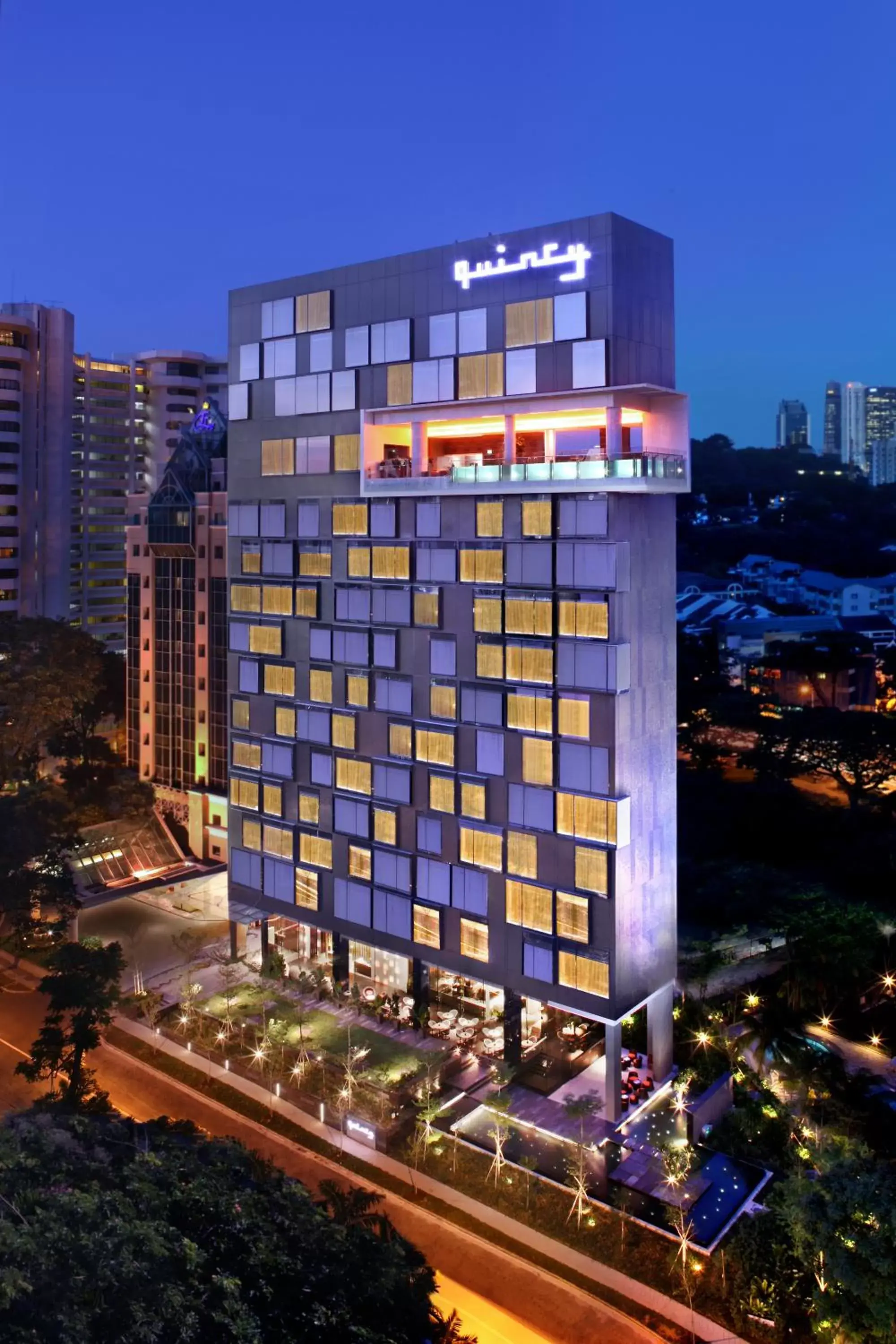 Facade/entrance, Property Building in Quincy Hotel Singapore by Far East Hospitality