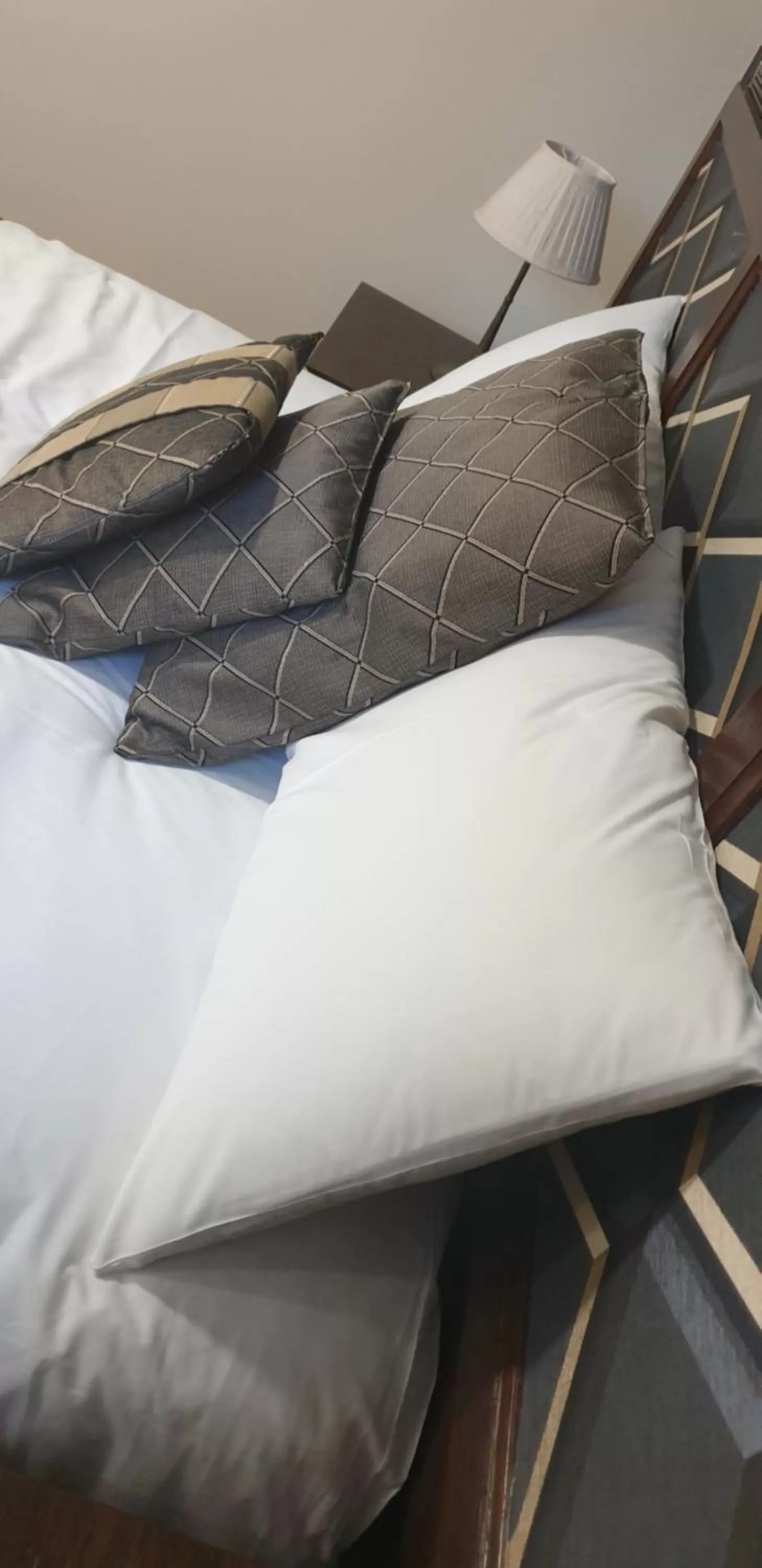 Bed in The Flying Bull Inn