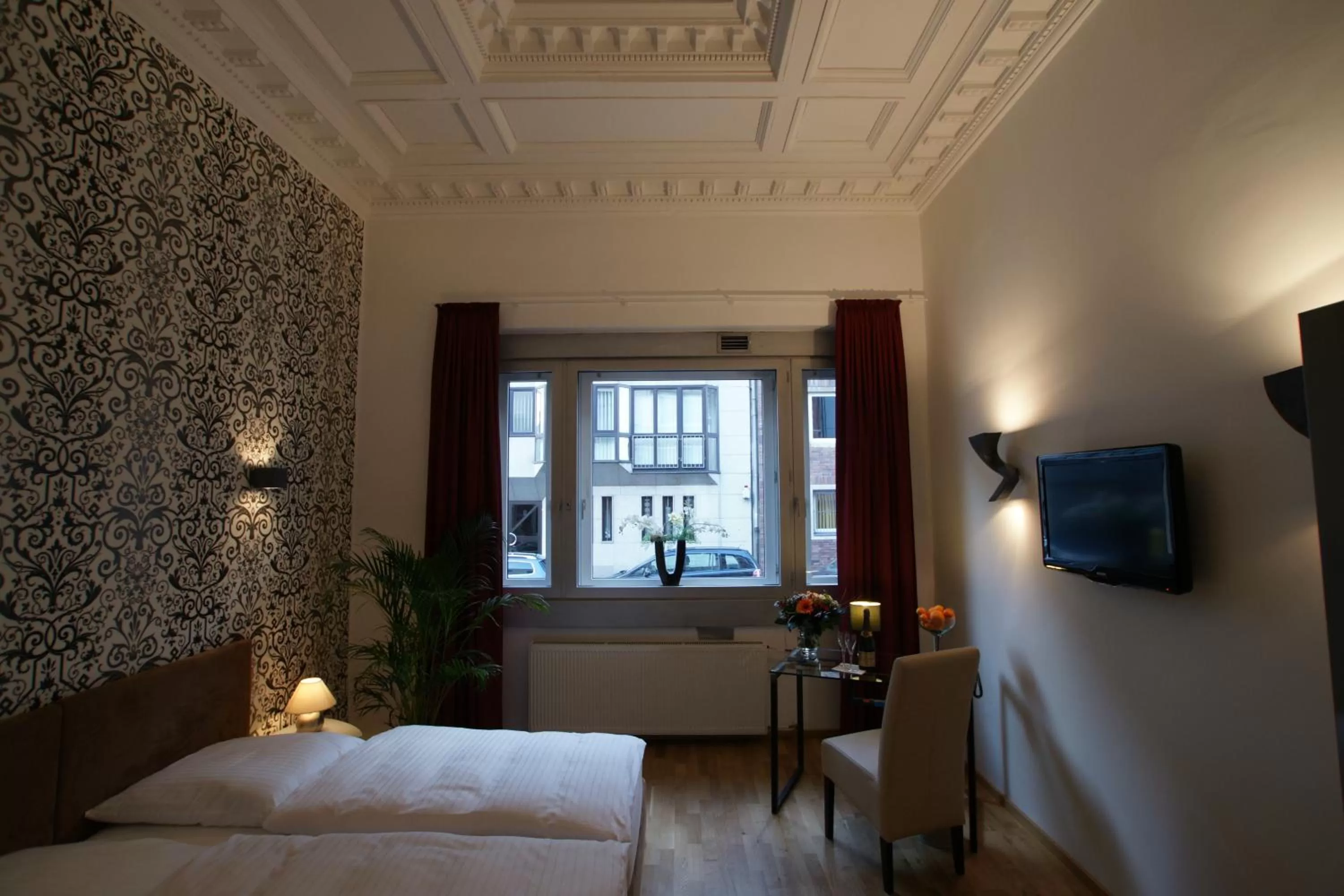 View (from property/room), Bed in Hotel Stern - Self Check-In