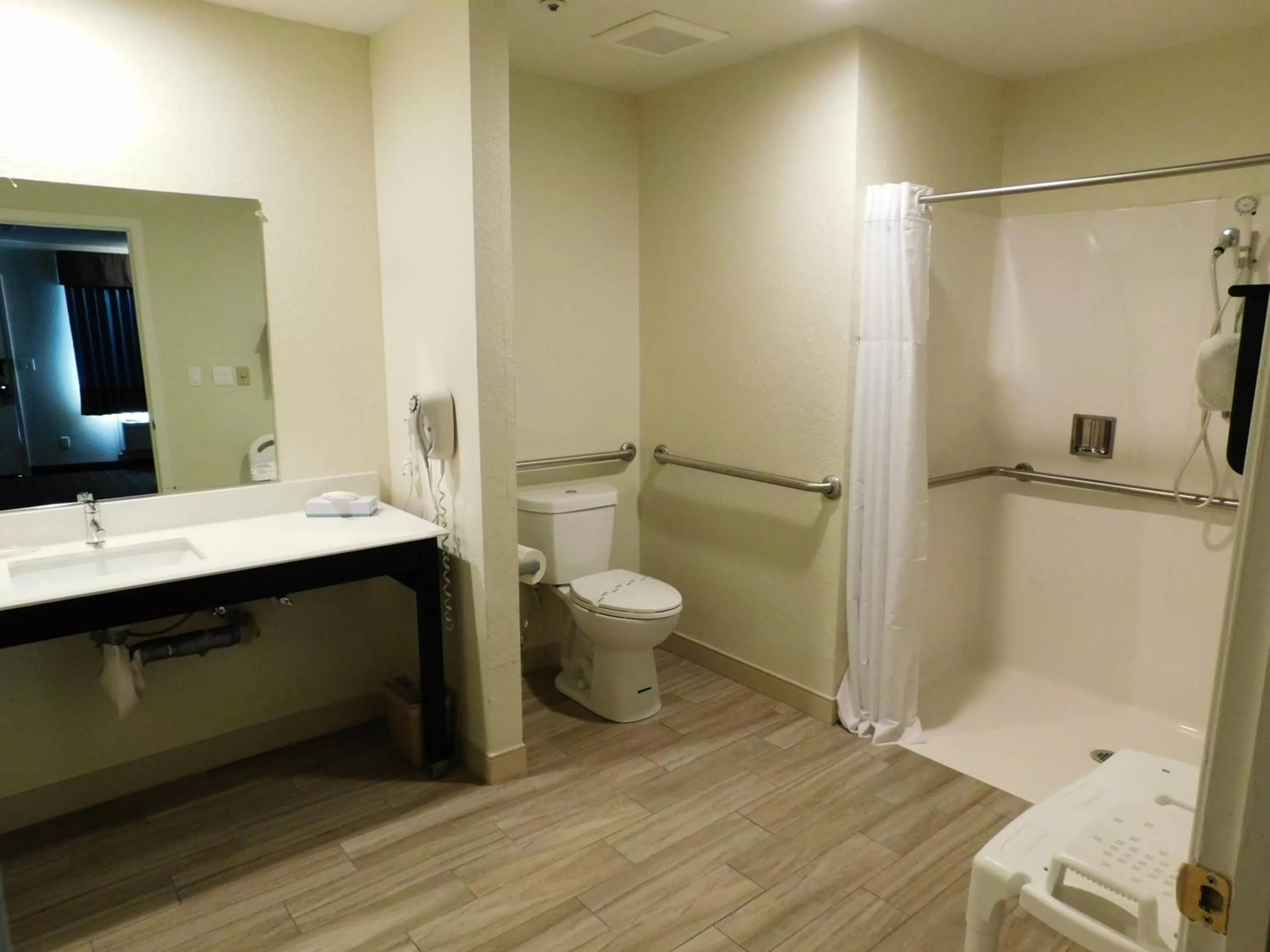 Shower in Travelodge by Wyndham Angels Camp CA