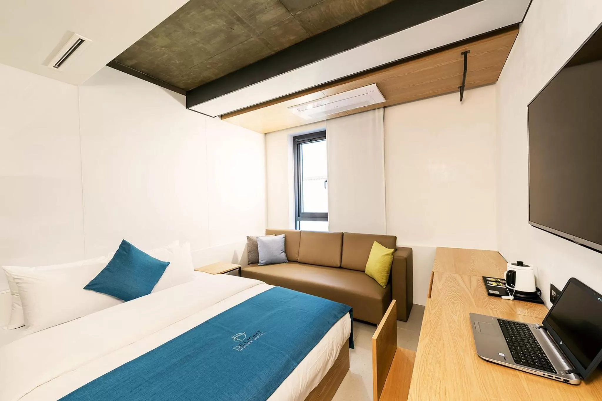 Bed in Delight Hotel Jamsil