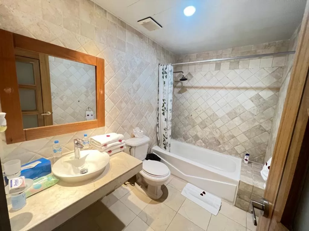 Bathroom in Beach Front TGR Hotels and Resorts