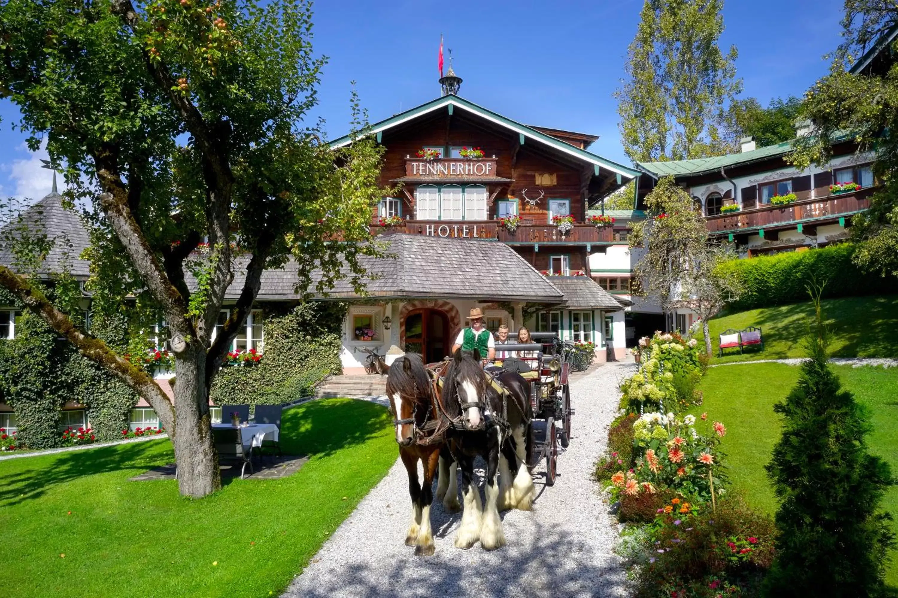 Spring, Property Building in Relais & Châteaux Hotel Tennerhof