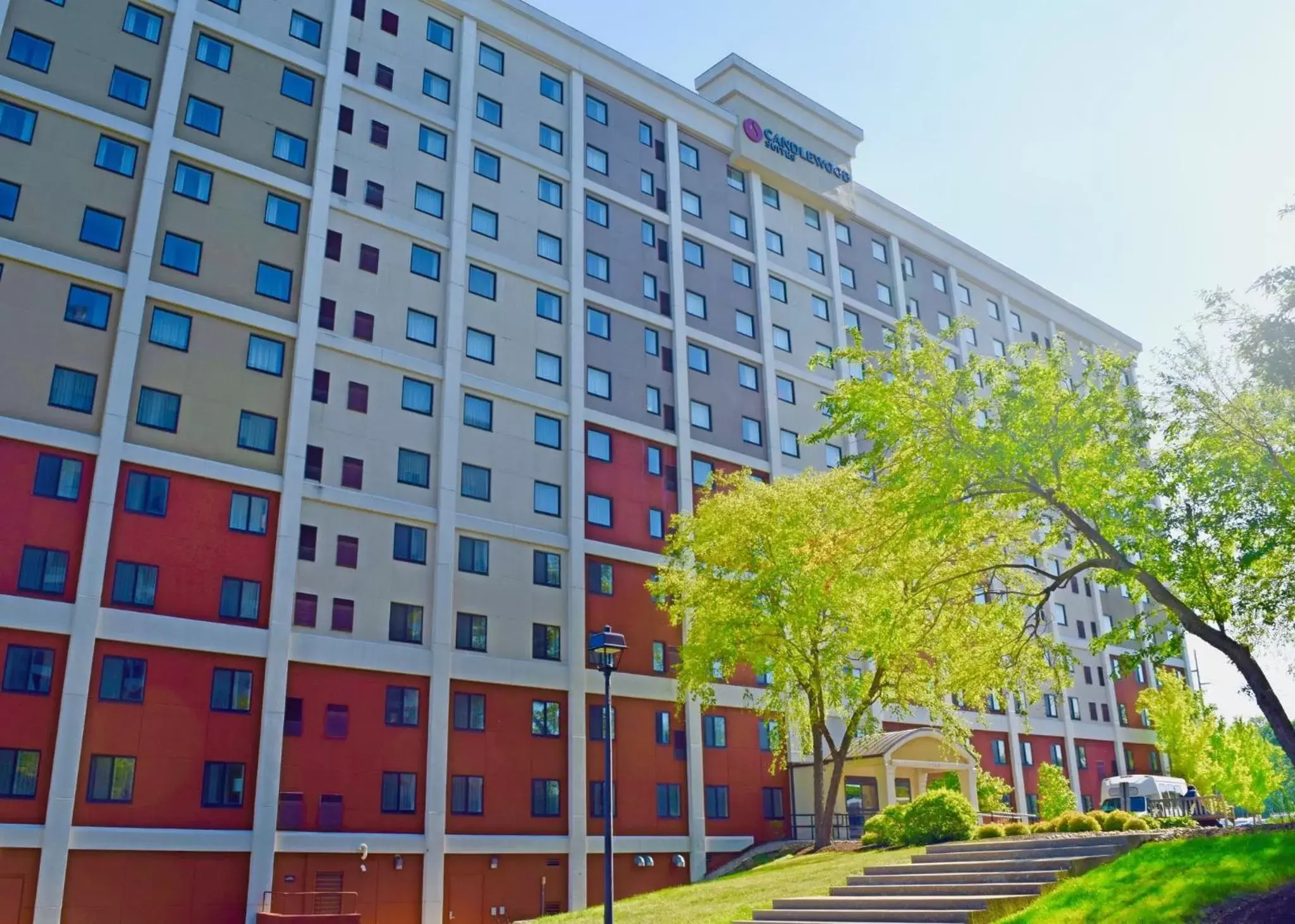 Property Building in Candlewood Suites Indianapolis Downtown Medical District, an IHG Hotel