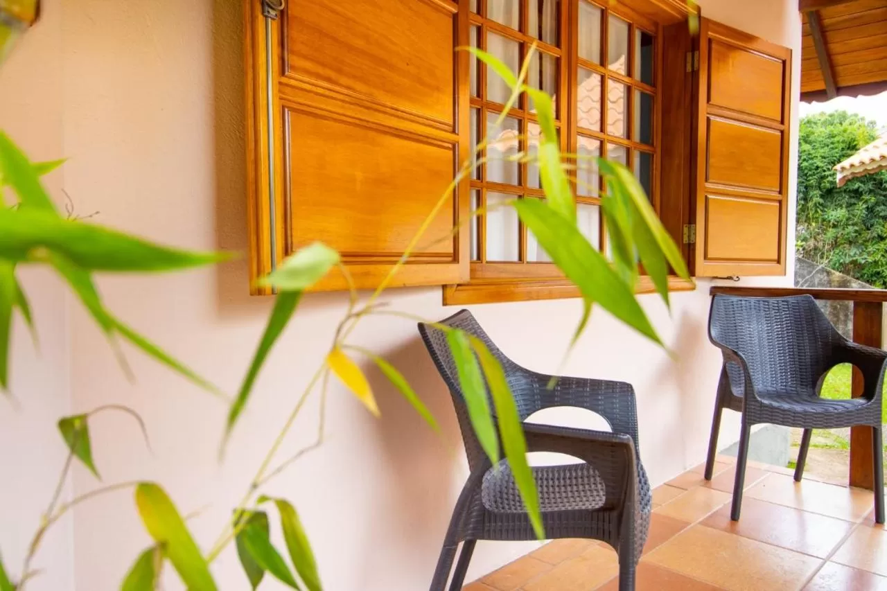 Balcony/Terrace in Pousada Ricanto Amore Mio