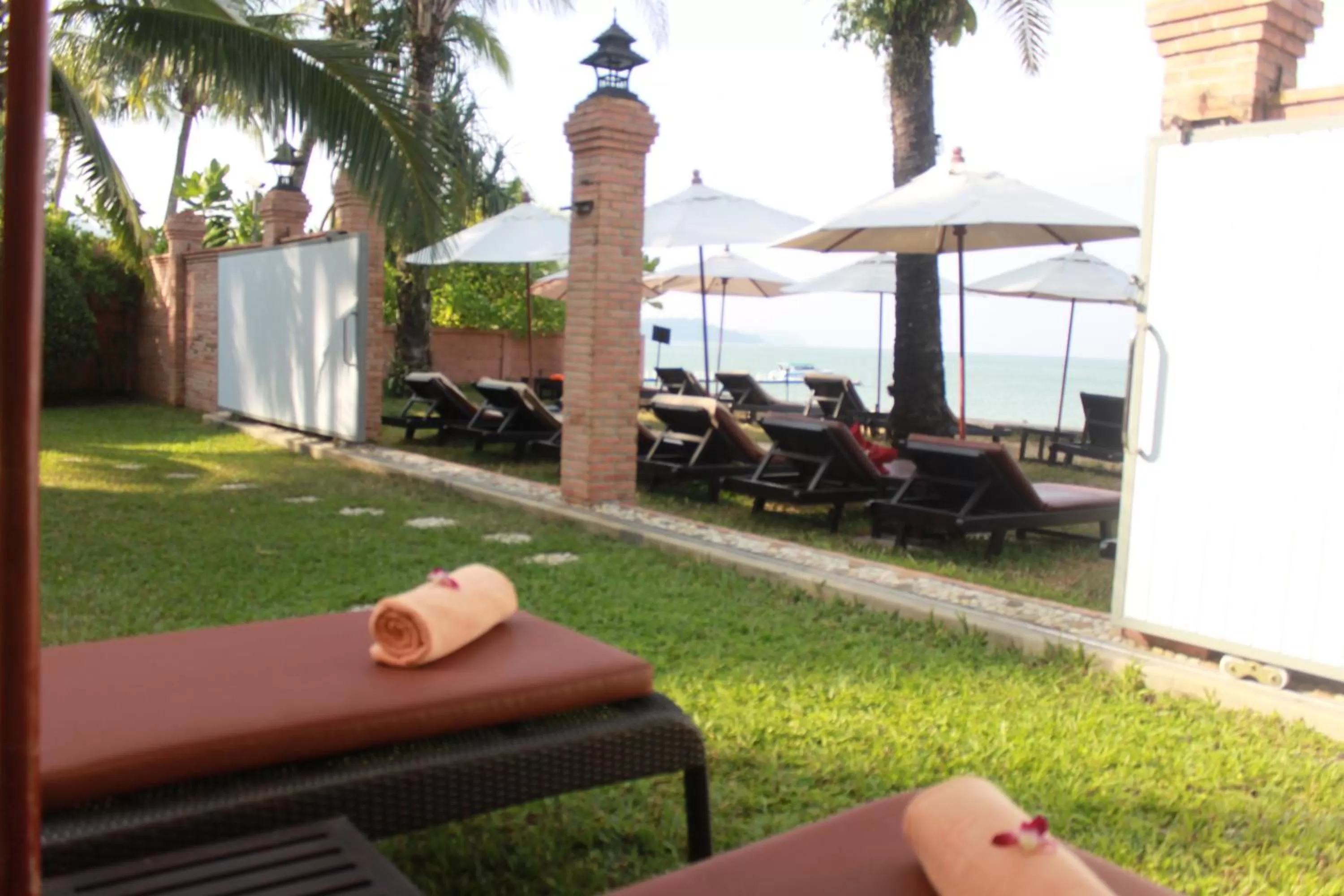 Patio in Mukdara Beach Villa & Spa Resort