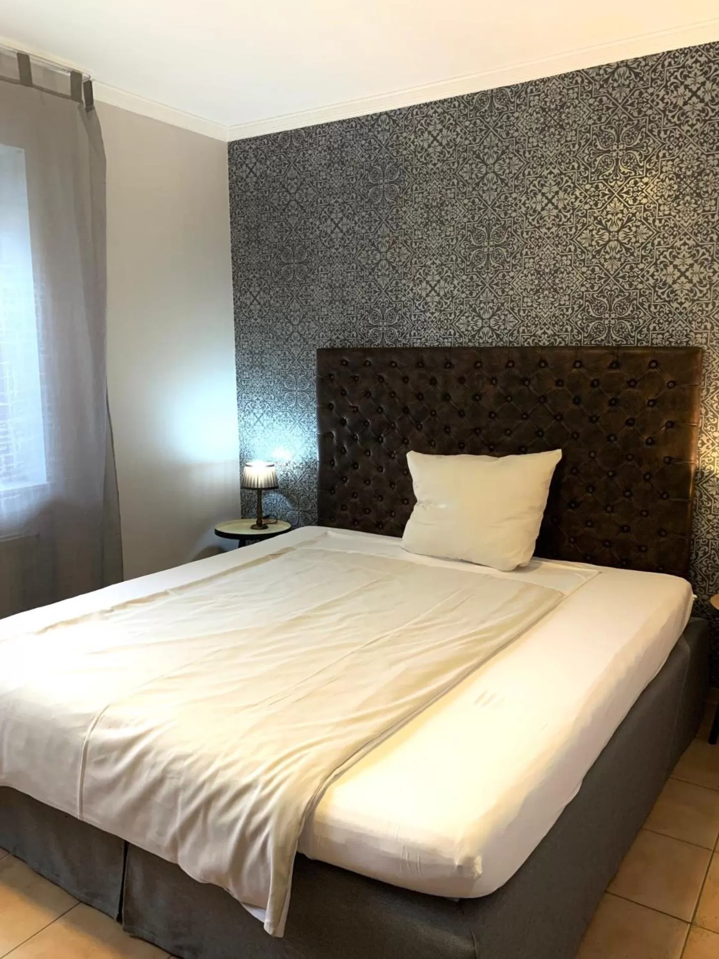 Bed in Hotel Borchers