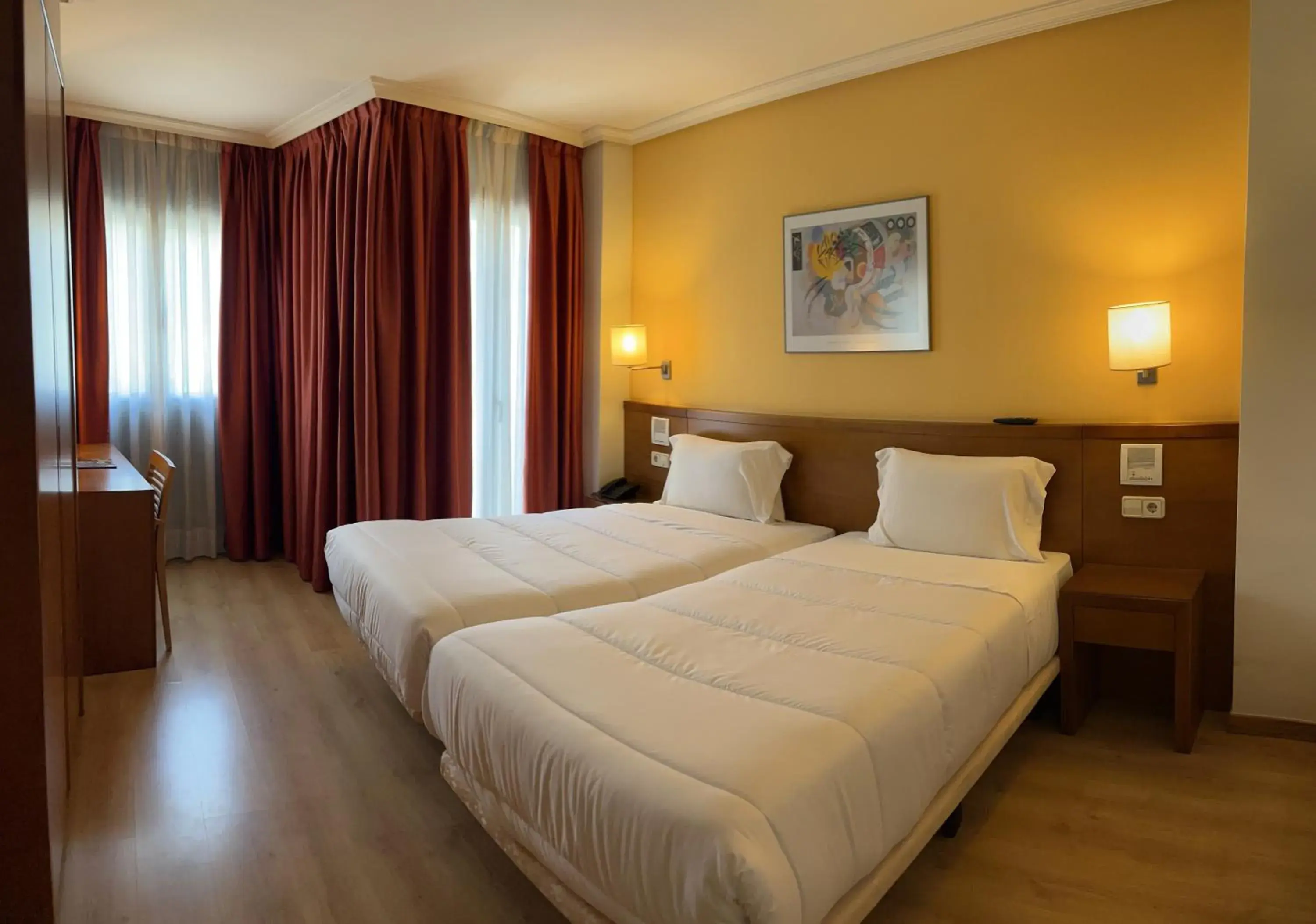 Bed in U Hotel Ogalia Vigo Bed in U Hotel Ogalia Vigo