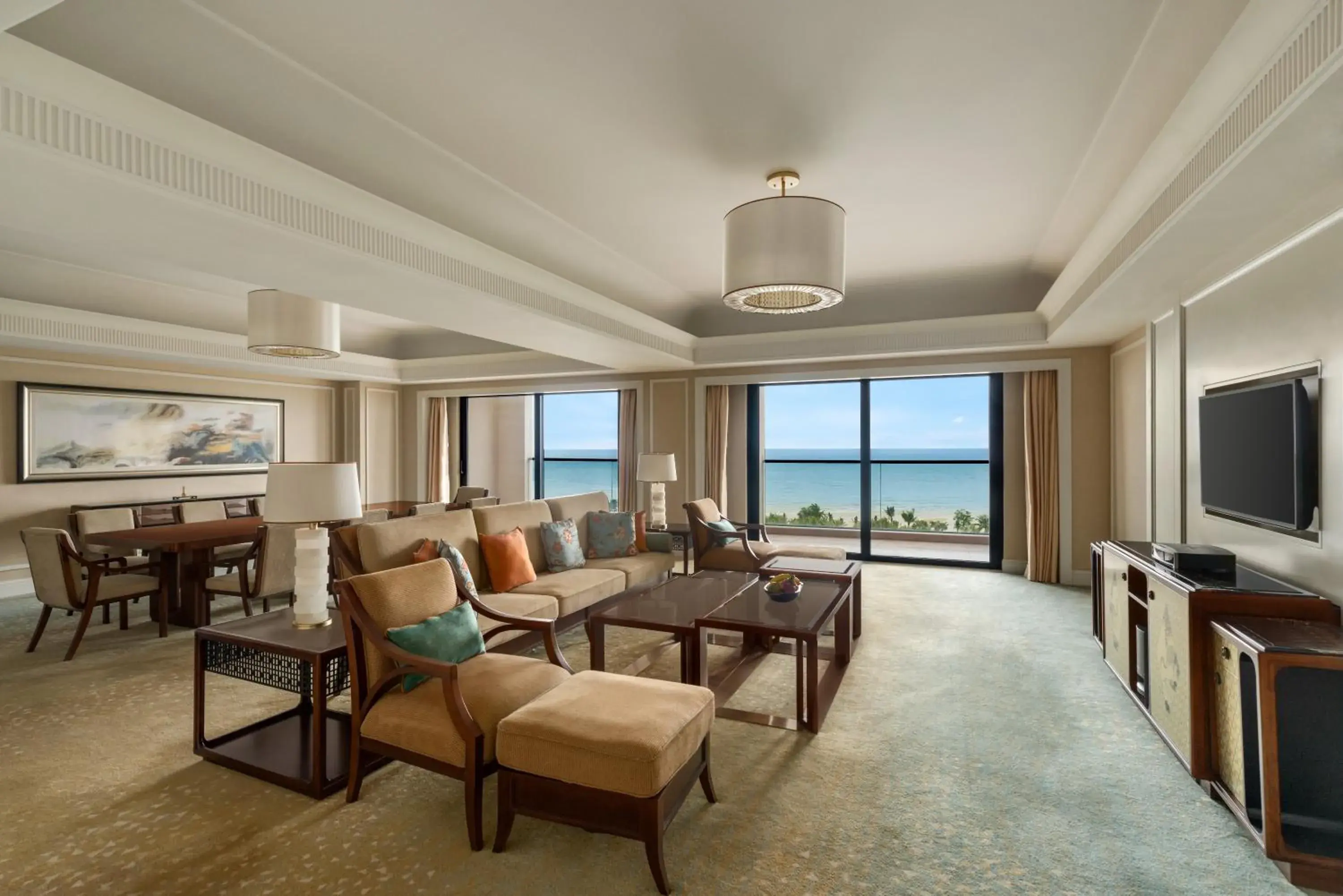 Living room, Seating Area in Grand Hotel Haikou (soon to be Fairmont Haikou)