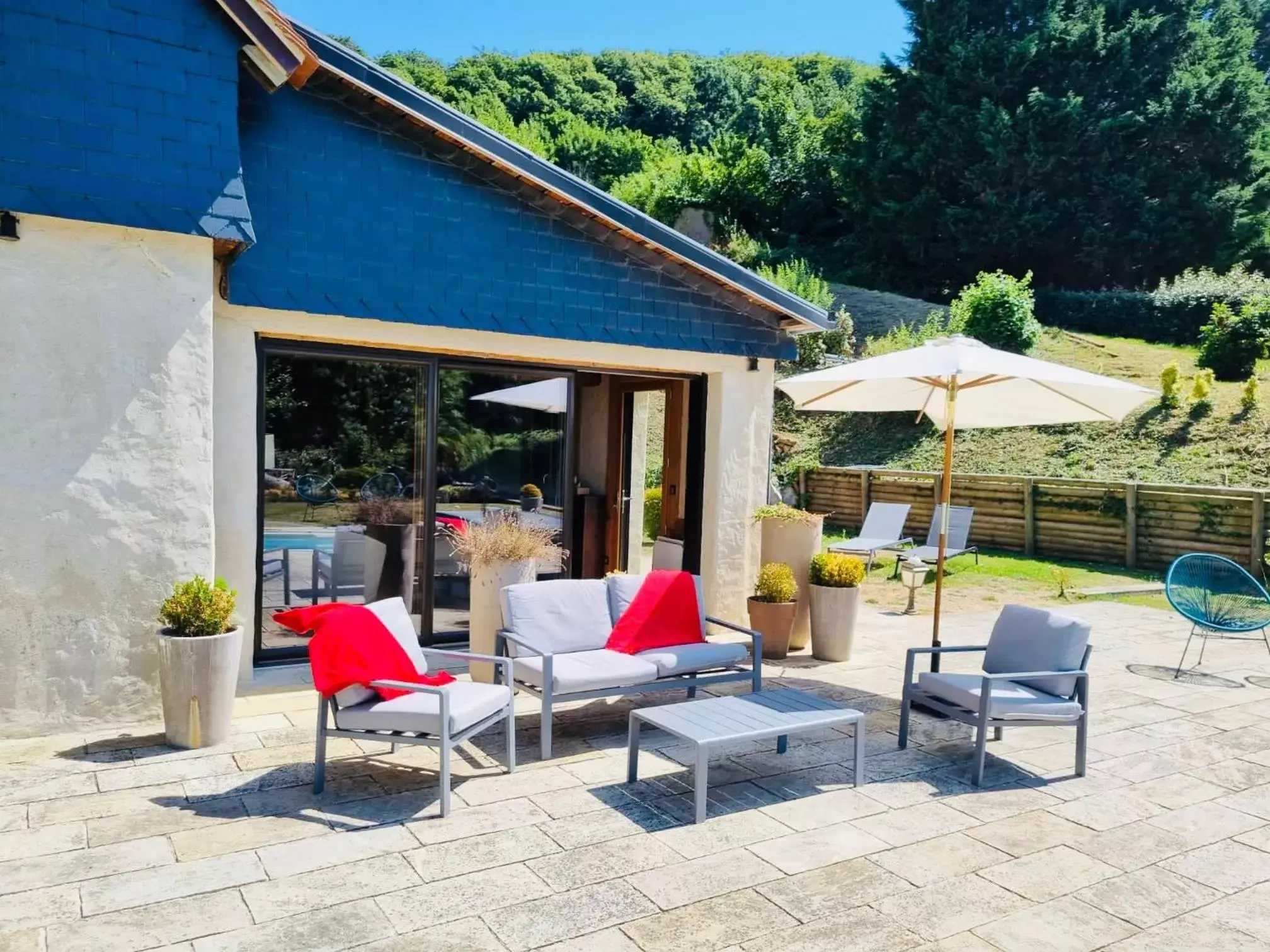 Balcony/Terrace in Le Manoir des Impressionnistes - Bord de Mer