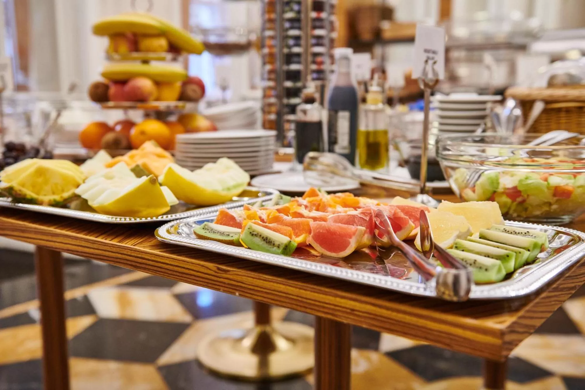 Buffet breakfast in Ventana Hotel Prague