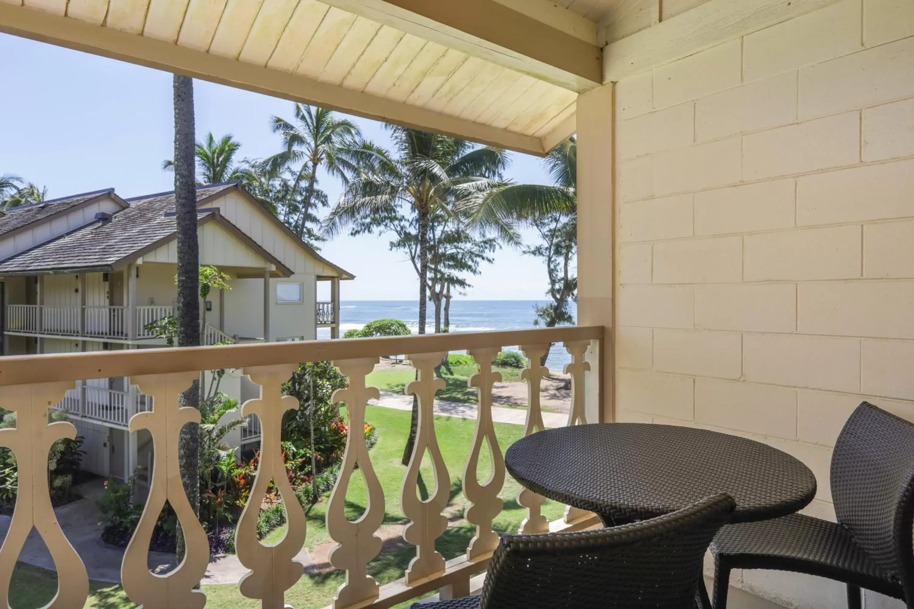 View (from property/room), Balcony/Terrace in Aston Islander On The Beach