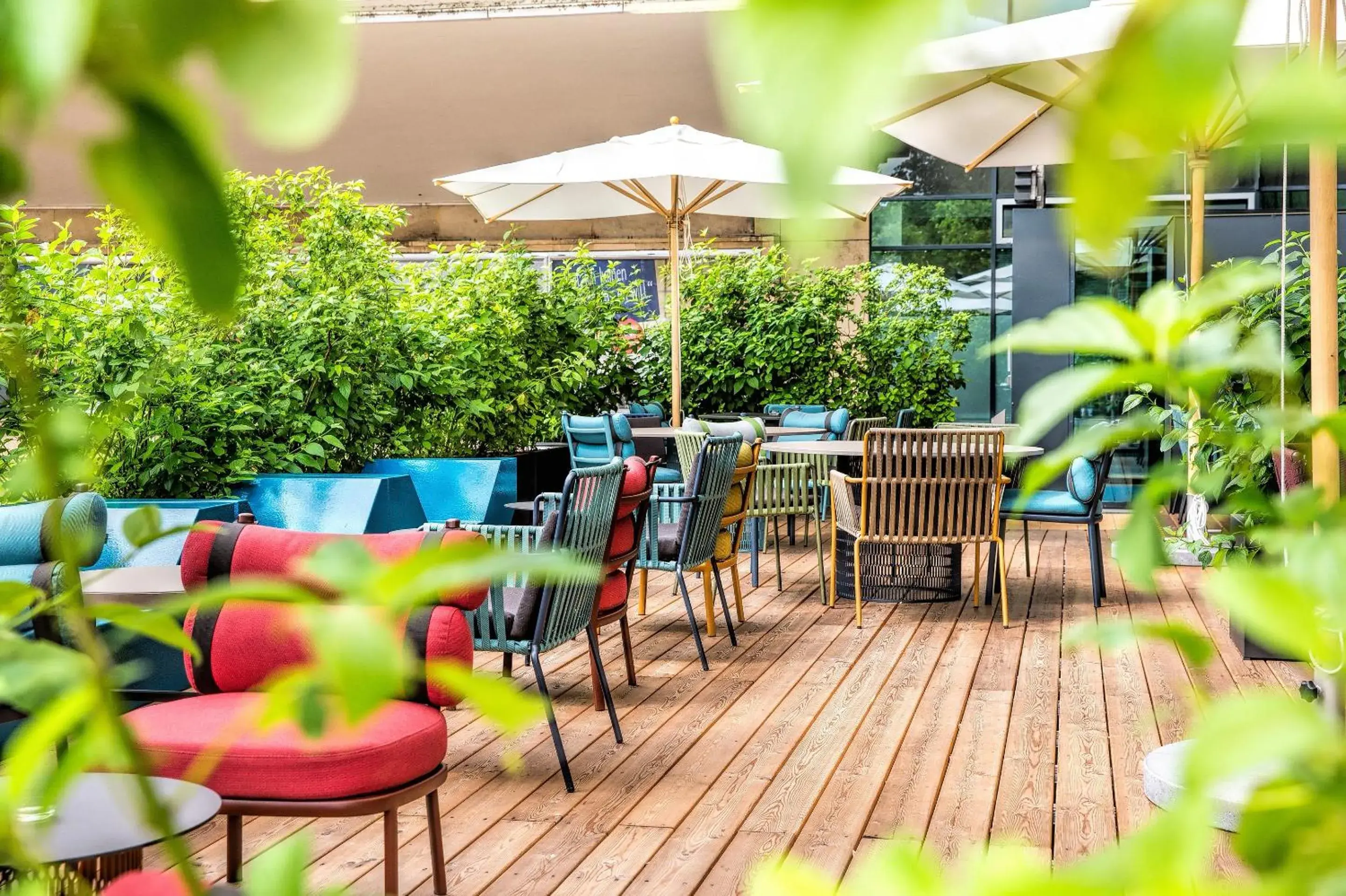 Balcony/Terrace in Motel One Wien Westbahnhof