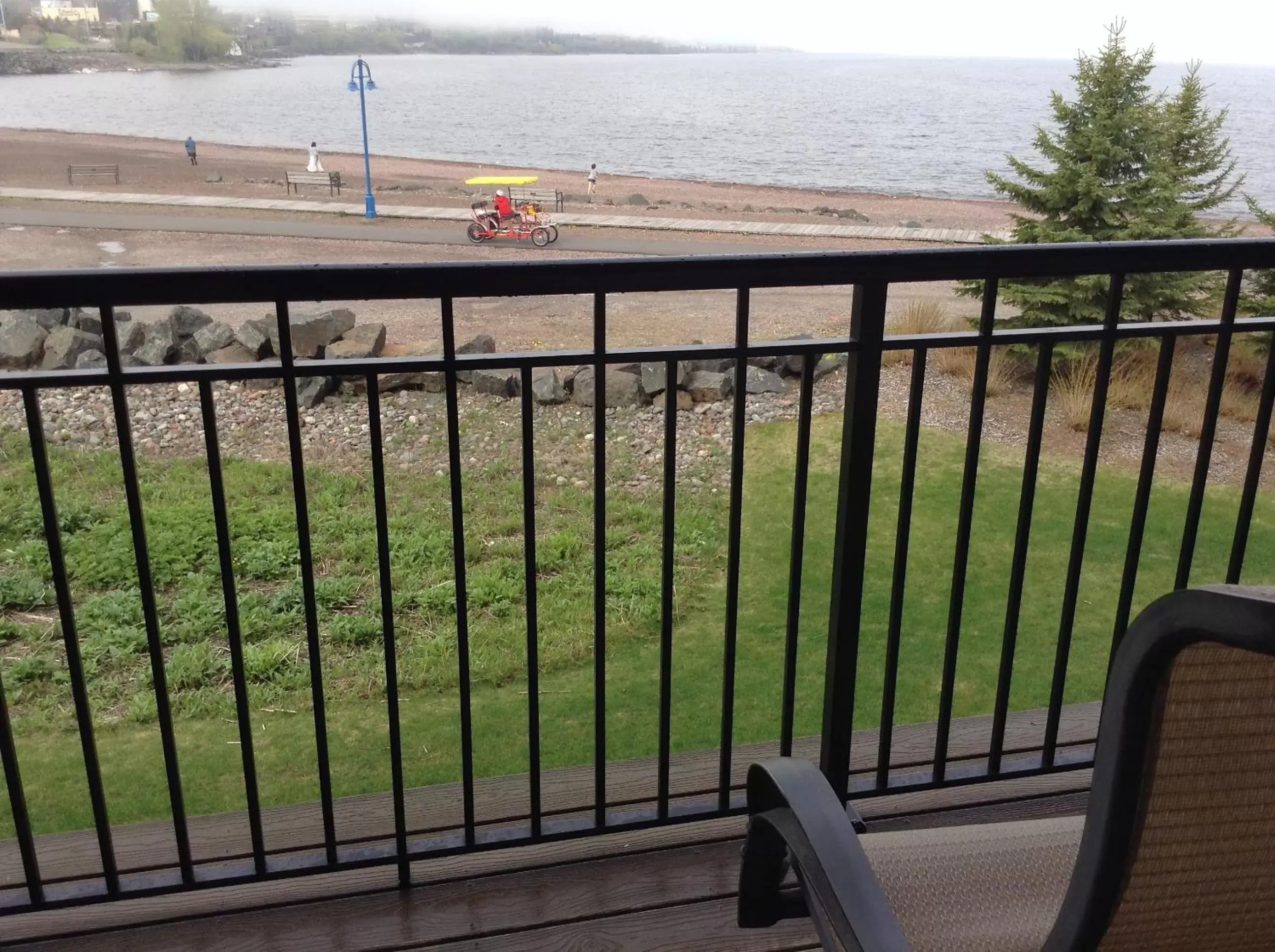 View (from property/room), Balcony/Terrace in Canal Park Lodge