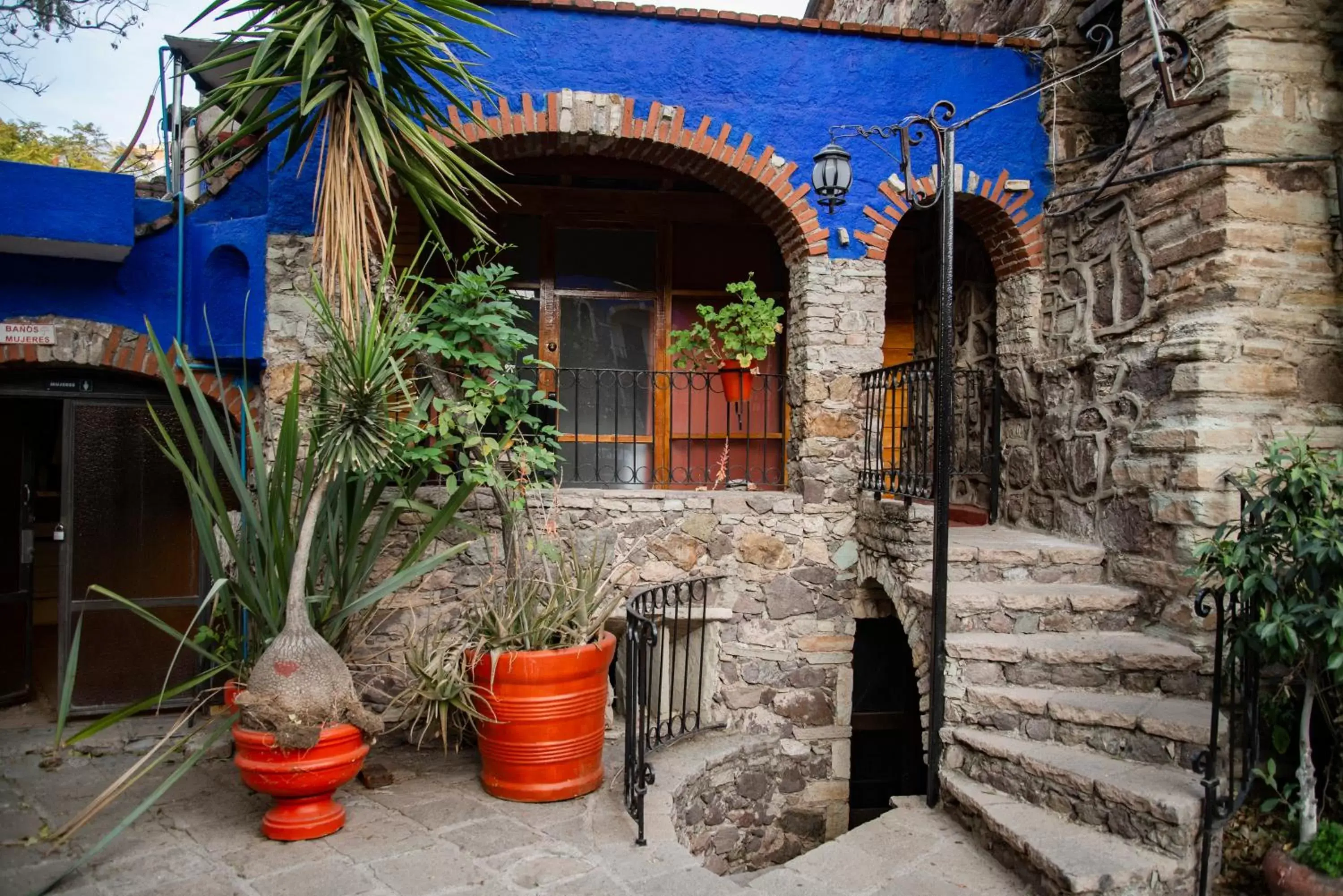 Patio in Hotel Hacienda de Cobos