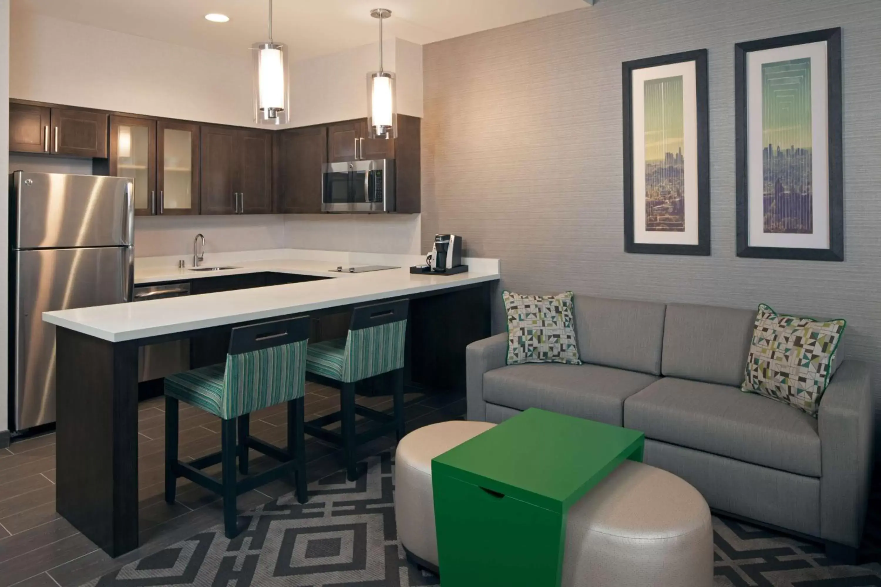 Kitchen or kitchenette, Kitchen/Kitchenette in Homewood Suites By Hilton Los Angeles International Airport