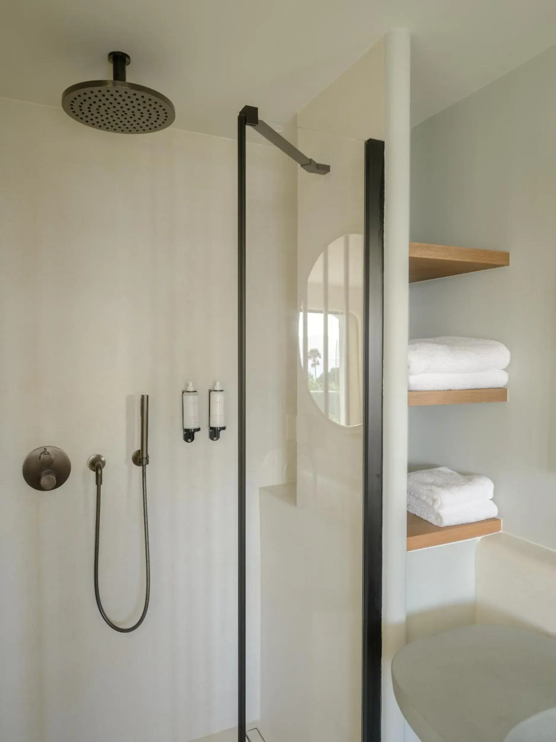 Shower, Bathroom in Hôtel Belle Plage & Villa Spa