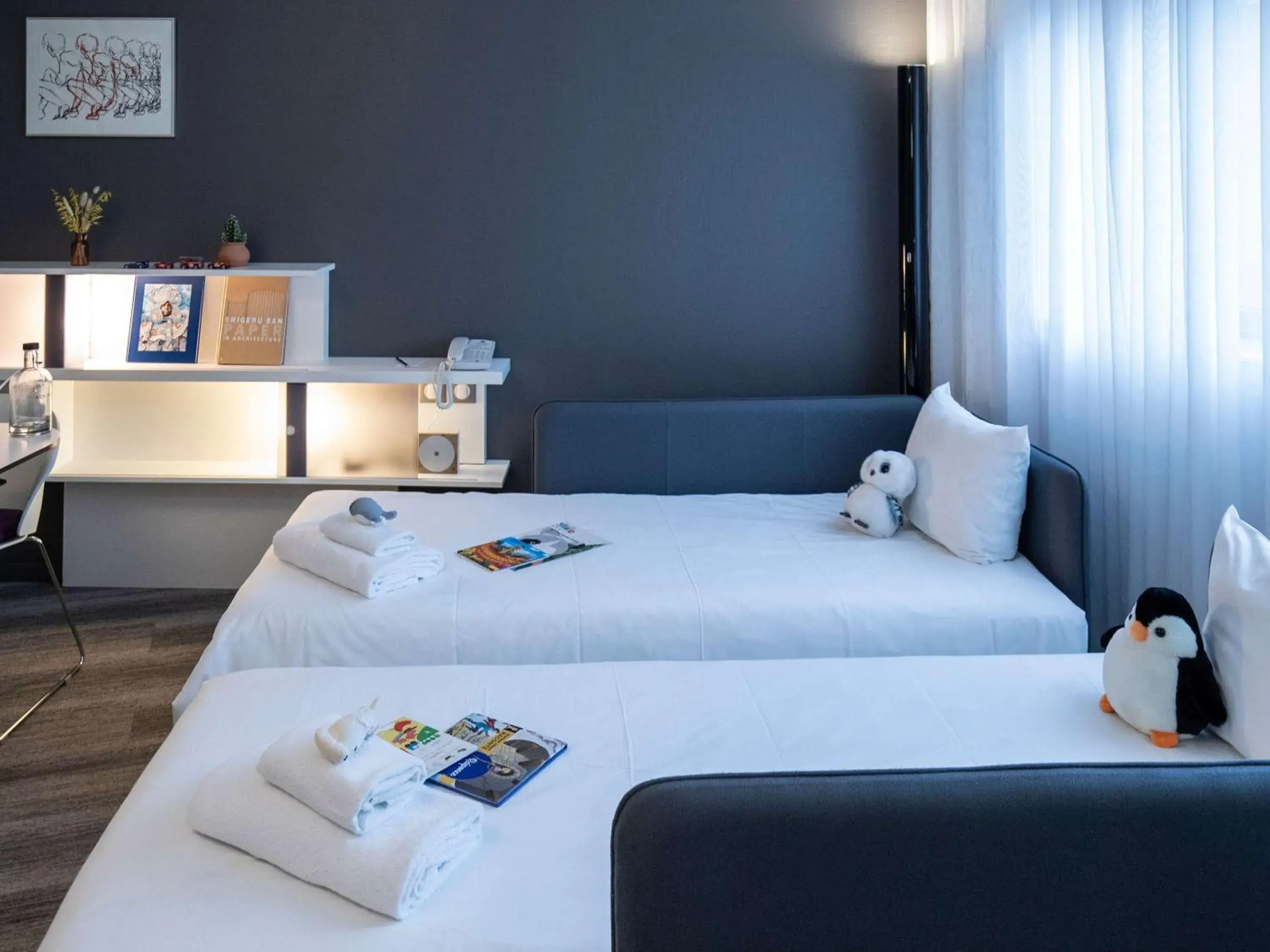 Bedroom, Bed in Novotel Suites Luxembourg