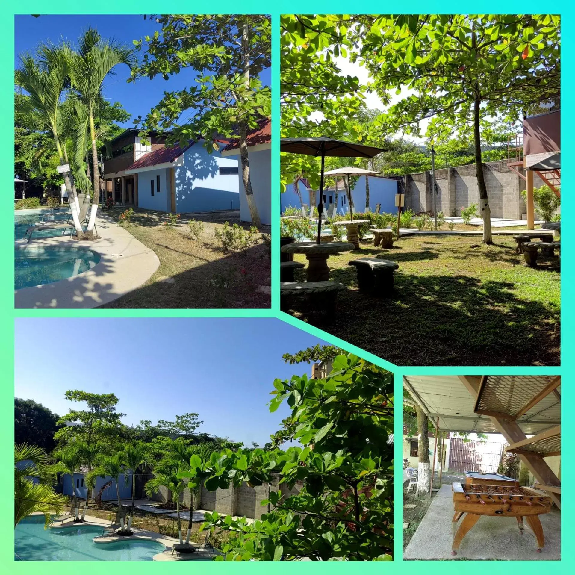 Natural landscape, Pool View in Hotel Catappa