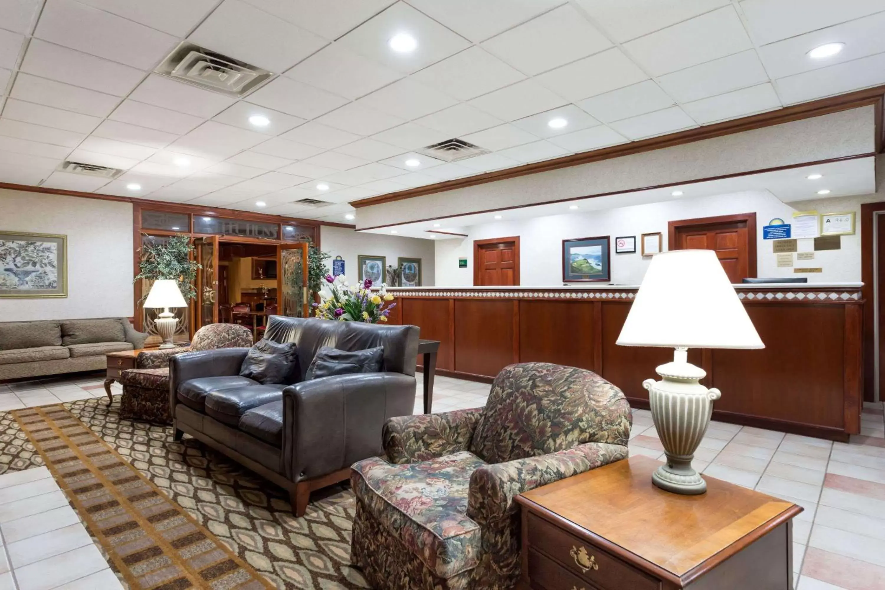 Lobby or reception in Days Inn & Conf Center by Wyndham Southern Pines Pinehurst Lobby or reception in Days Inn & Conf Center by Wyndham Southern Pines Pinehurst