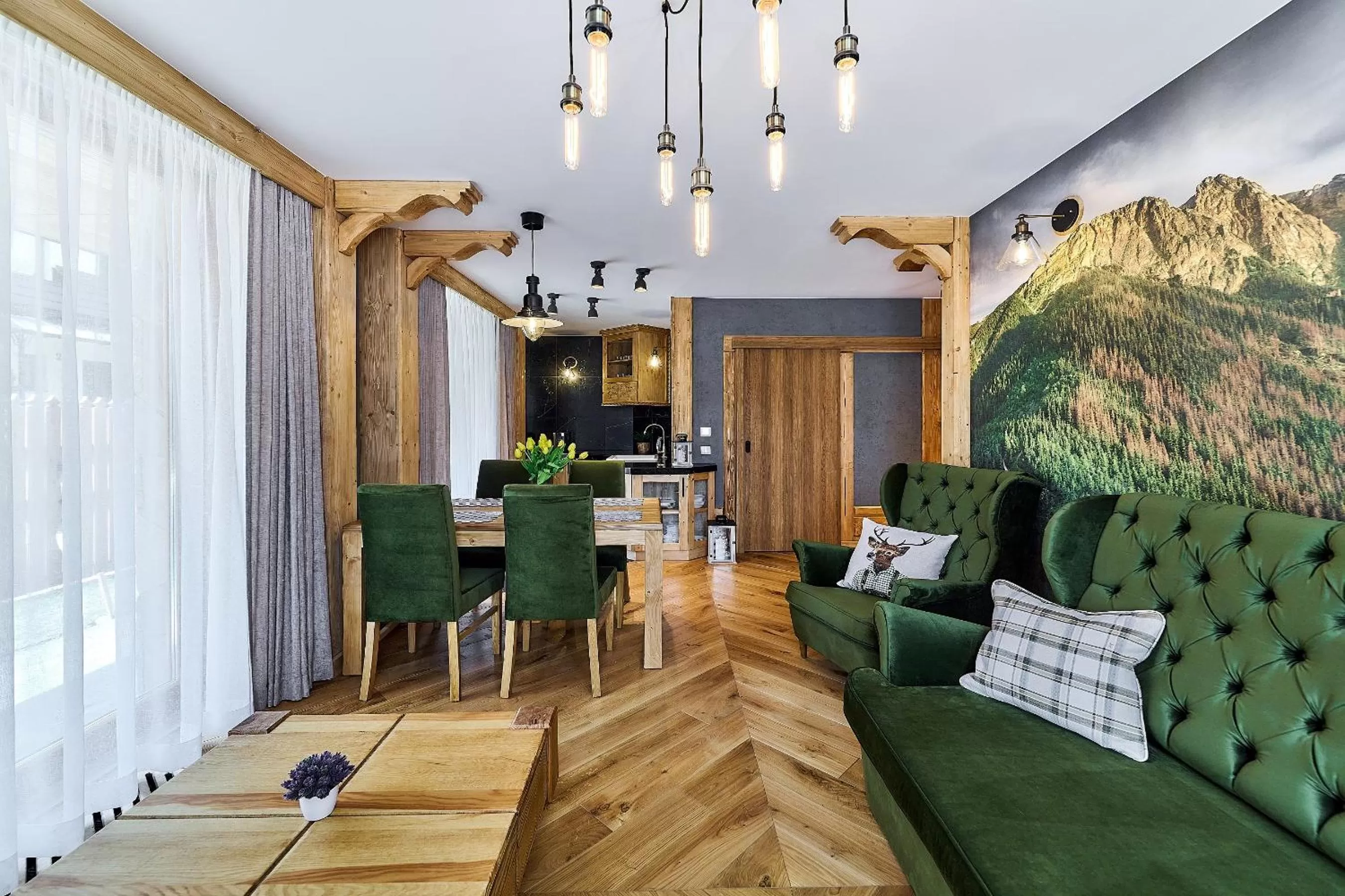 Living room in Aparthotel Giewont