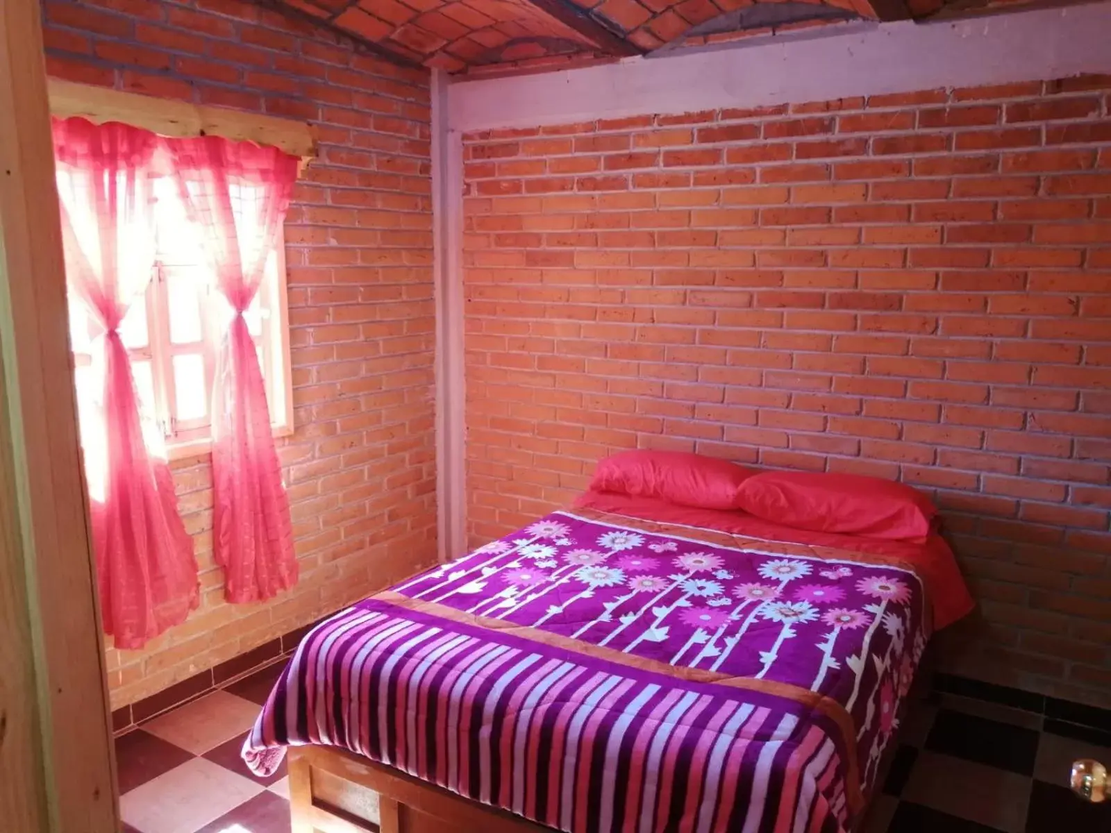 Bed in CABAÑAS TLAXCO LA LOMA