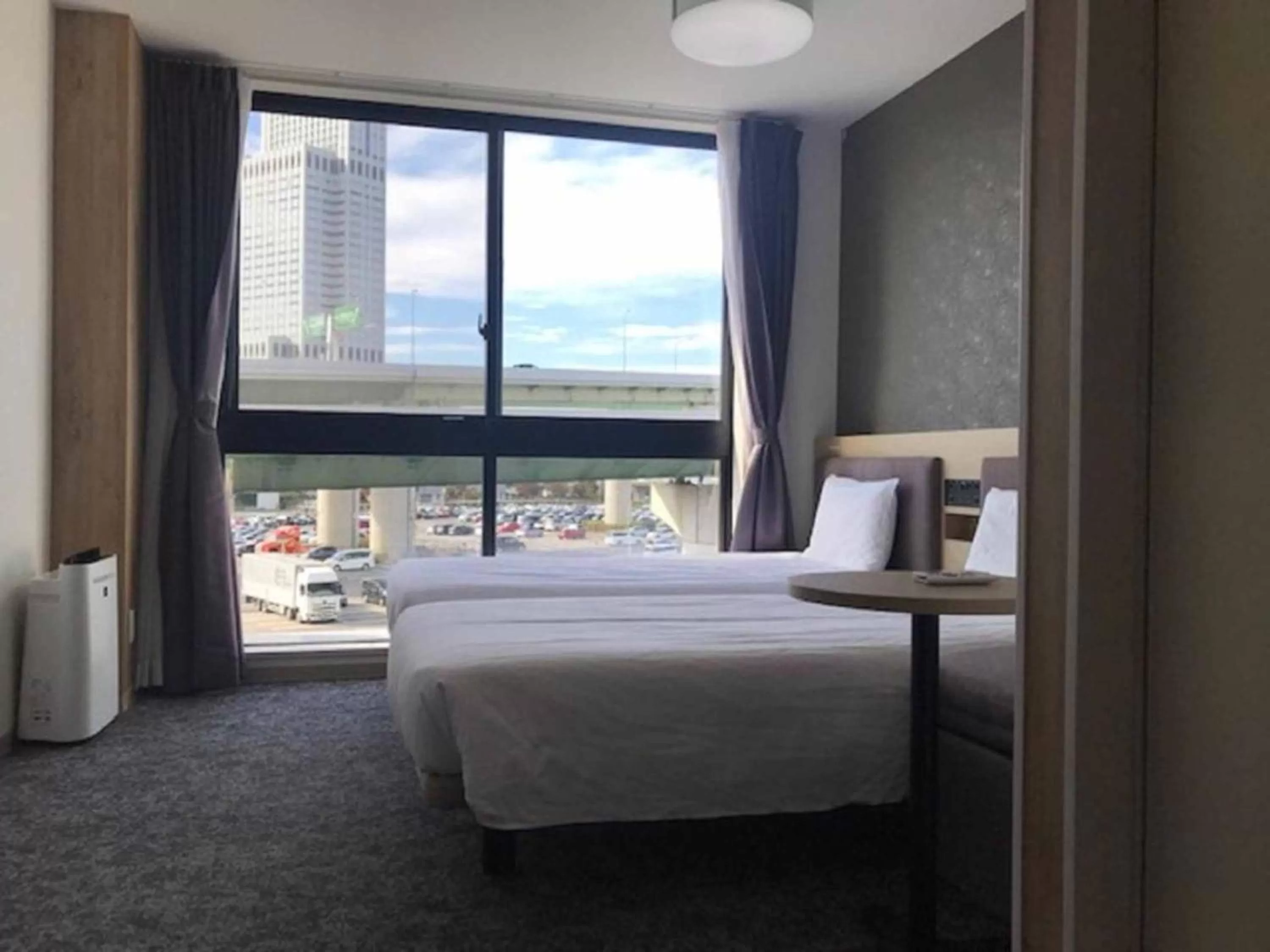 Bed in Henn na Hotel Kansai Airport