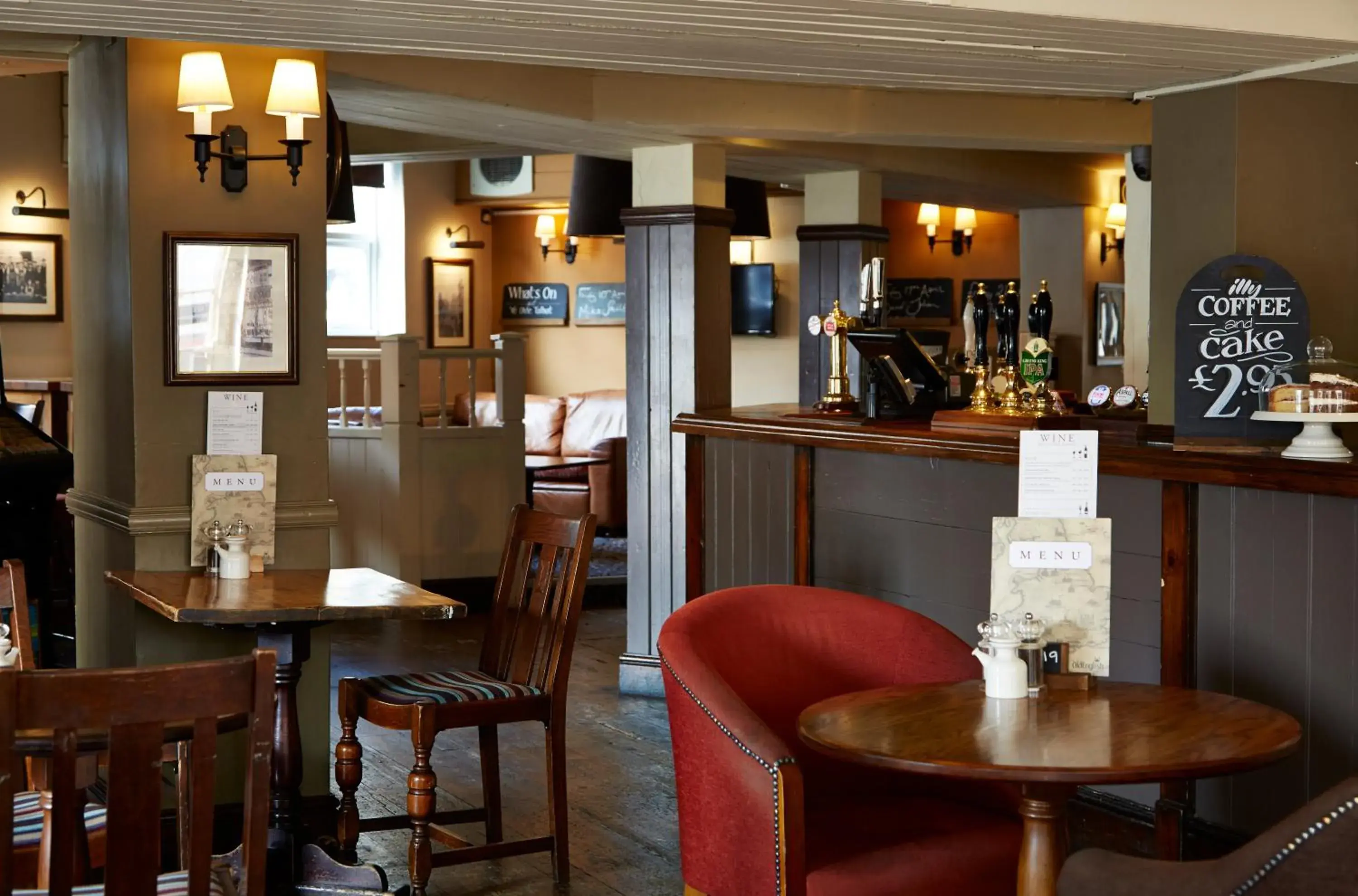 Lounge or bar in Ye Olde Talbot Hotel by Greene King Inns