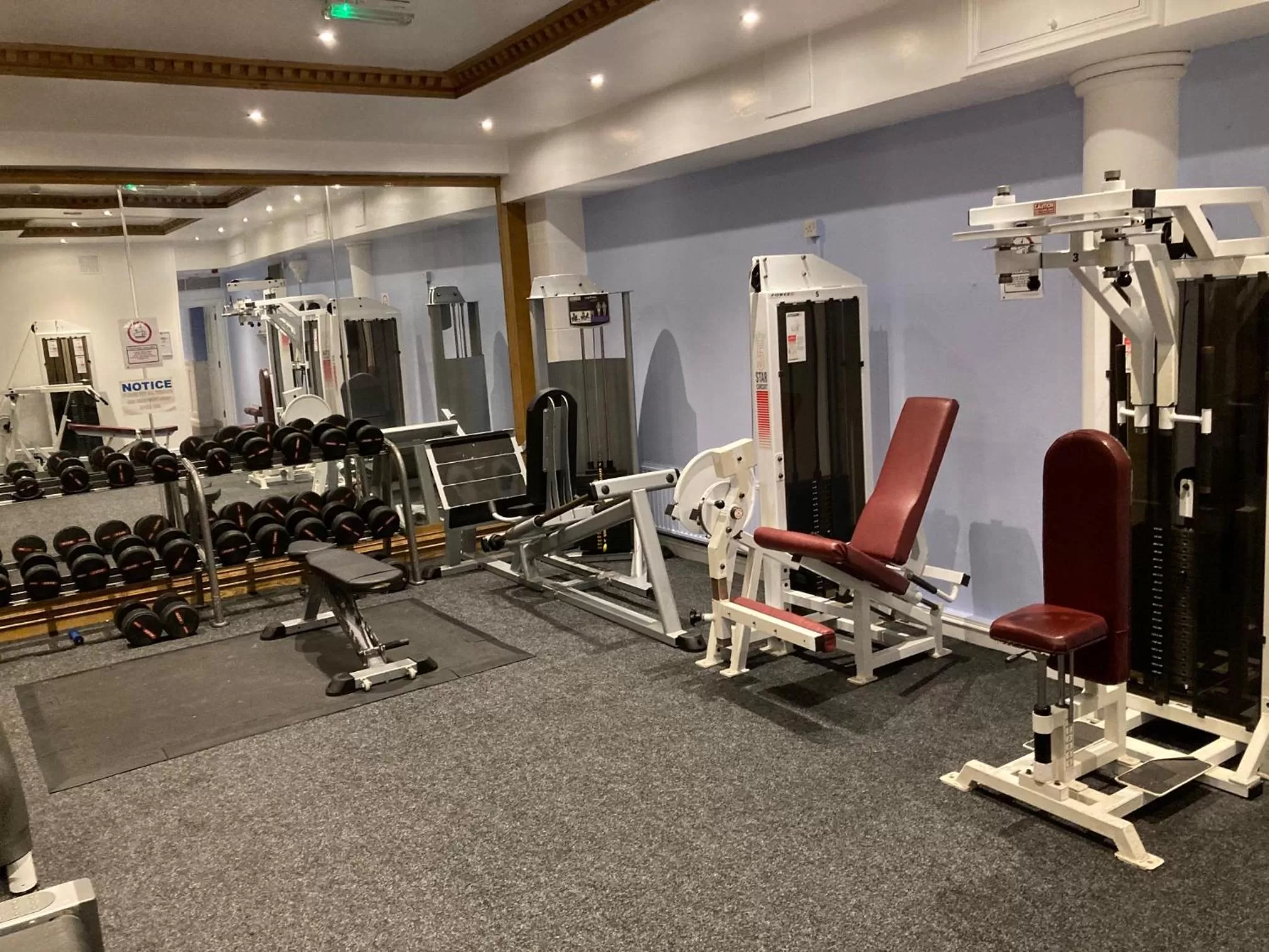 Fitness centre/facilities in Washington Central Hotel and Sleepwell Inn