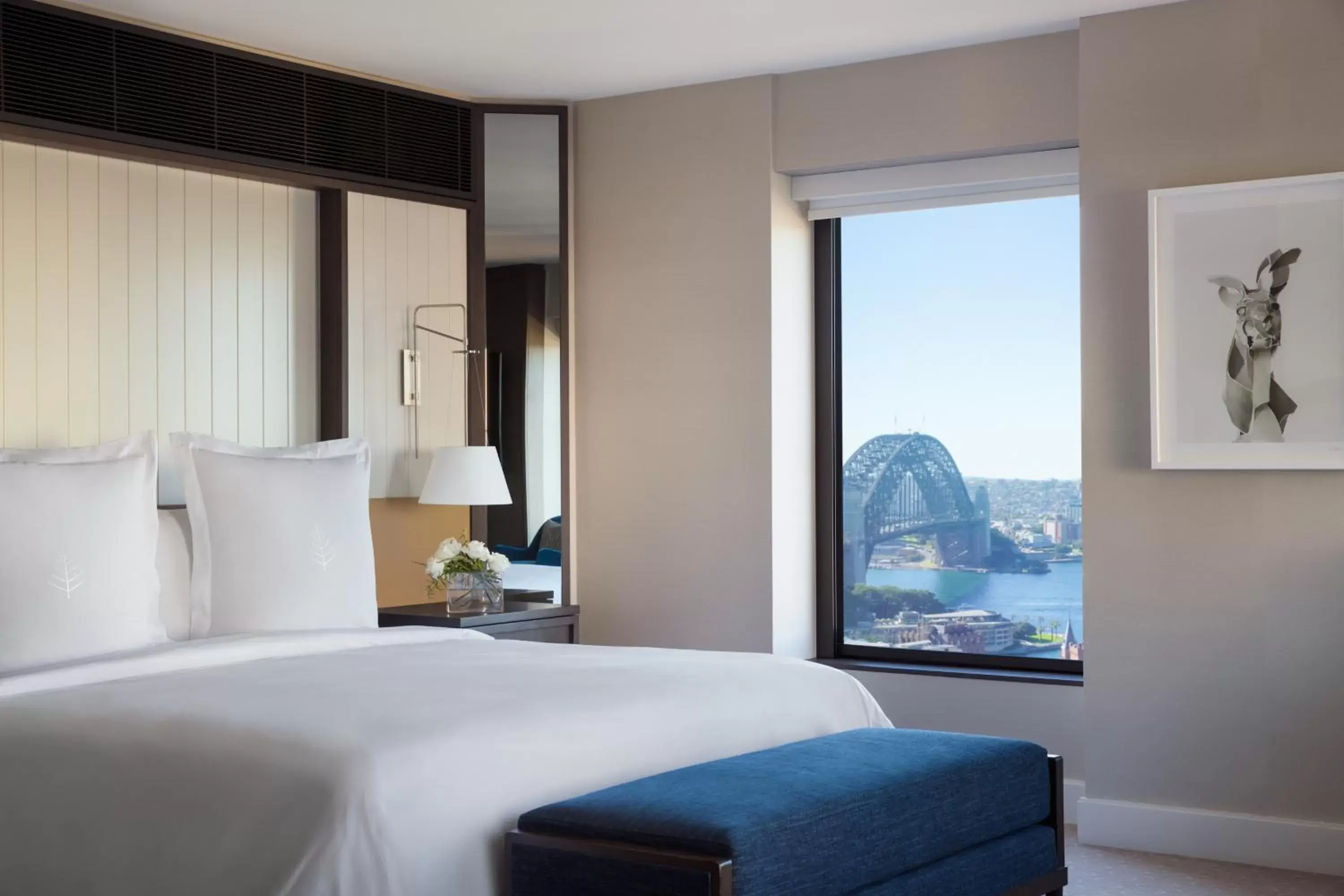 Bed in Four Seasons Hotel Sydney